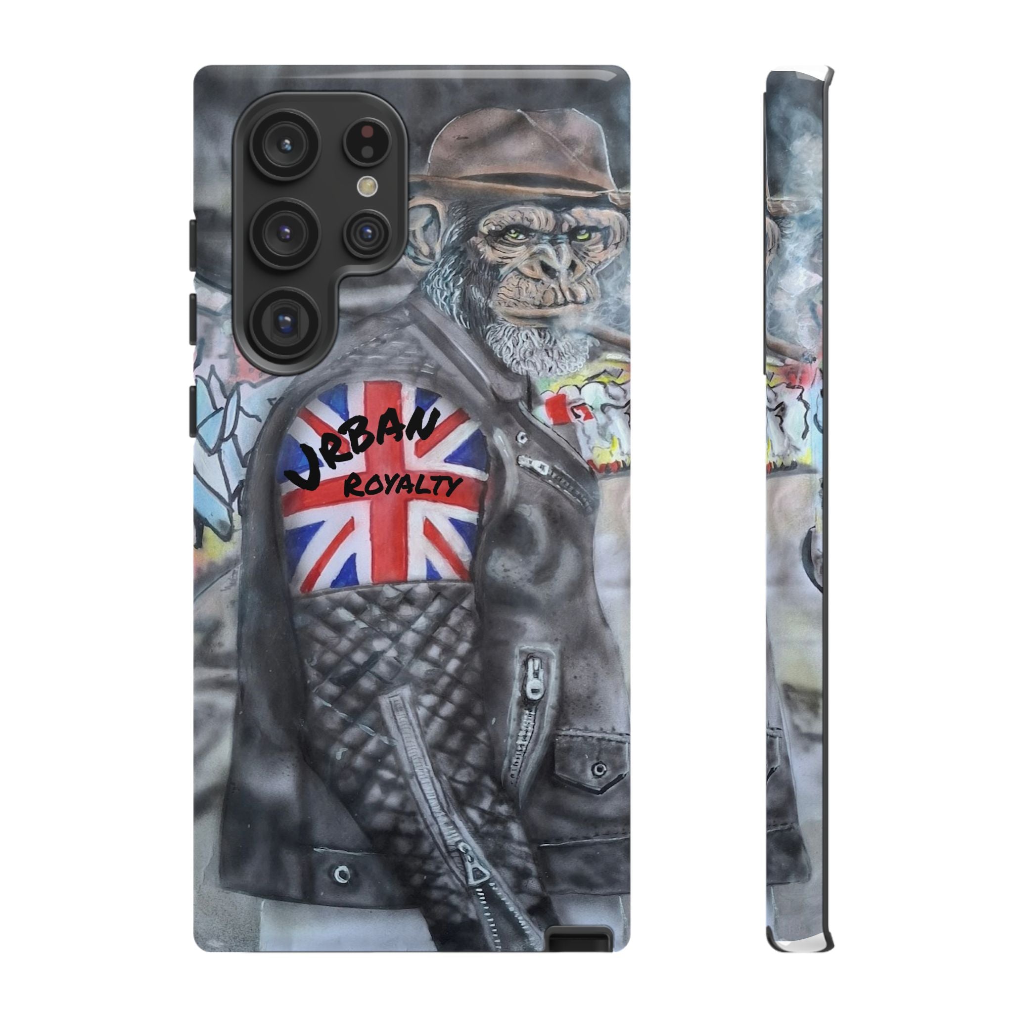 Urban Royalty Monkey Phone Case – Graffiti Biker Protective Cover
