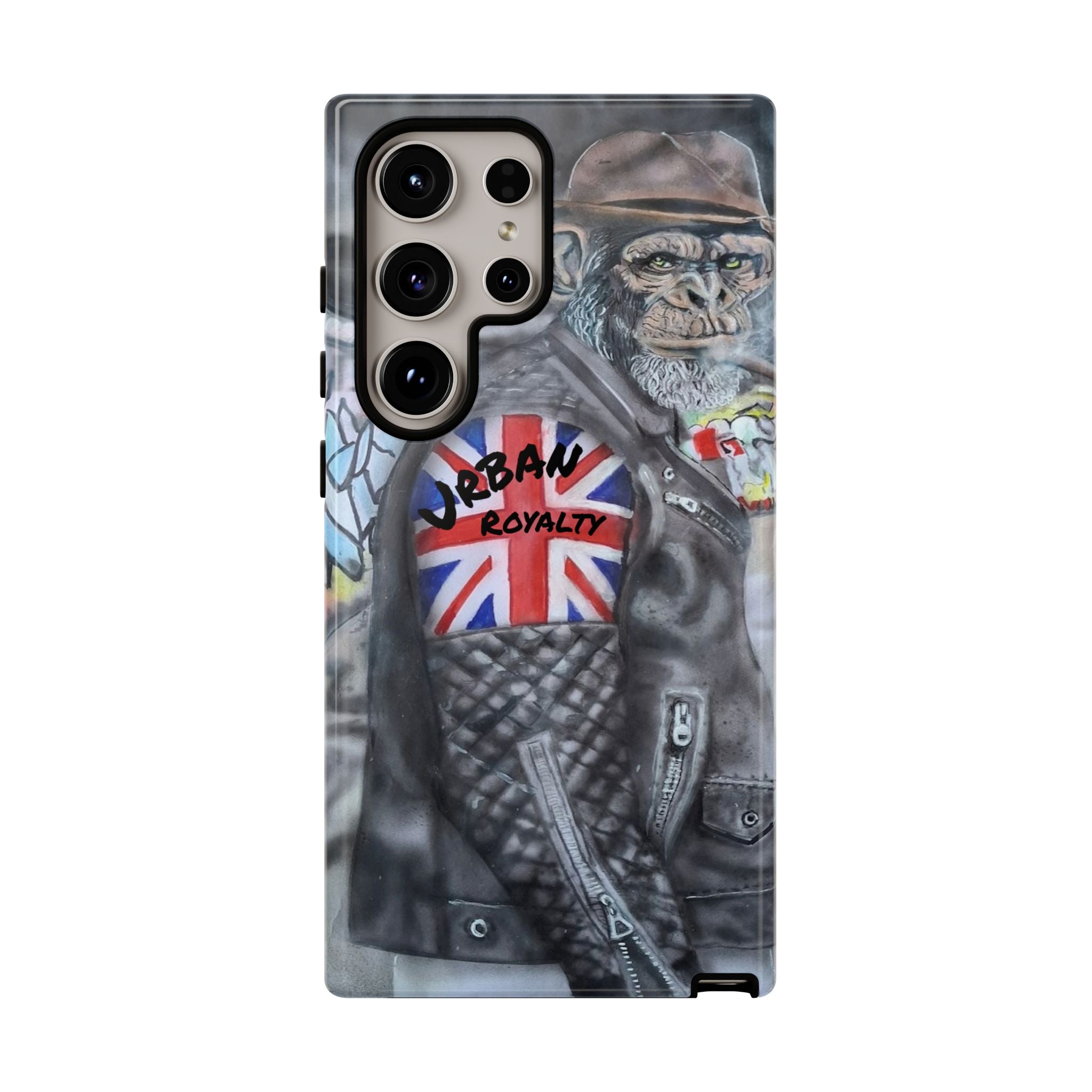 Urban Royalty Monkey Phone Case – Graffiti Biker Protective Cover