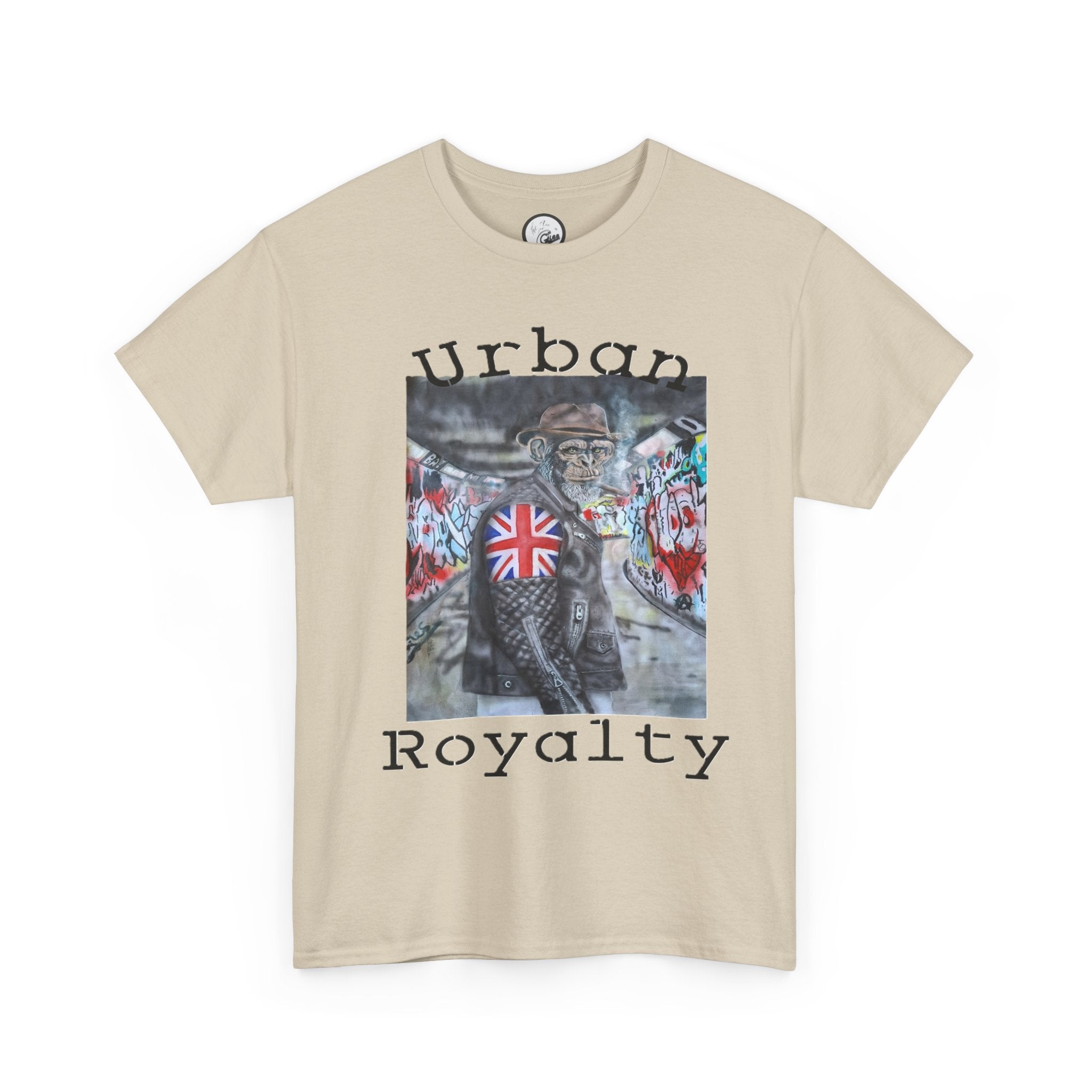 Urban Royalty T-Shirt — Street Art Monkey with Union Jack design Jacket