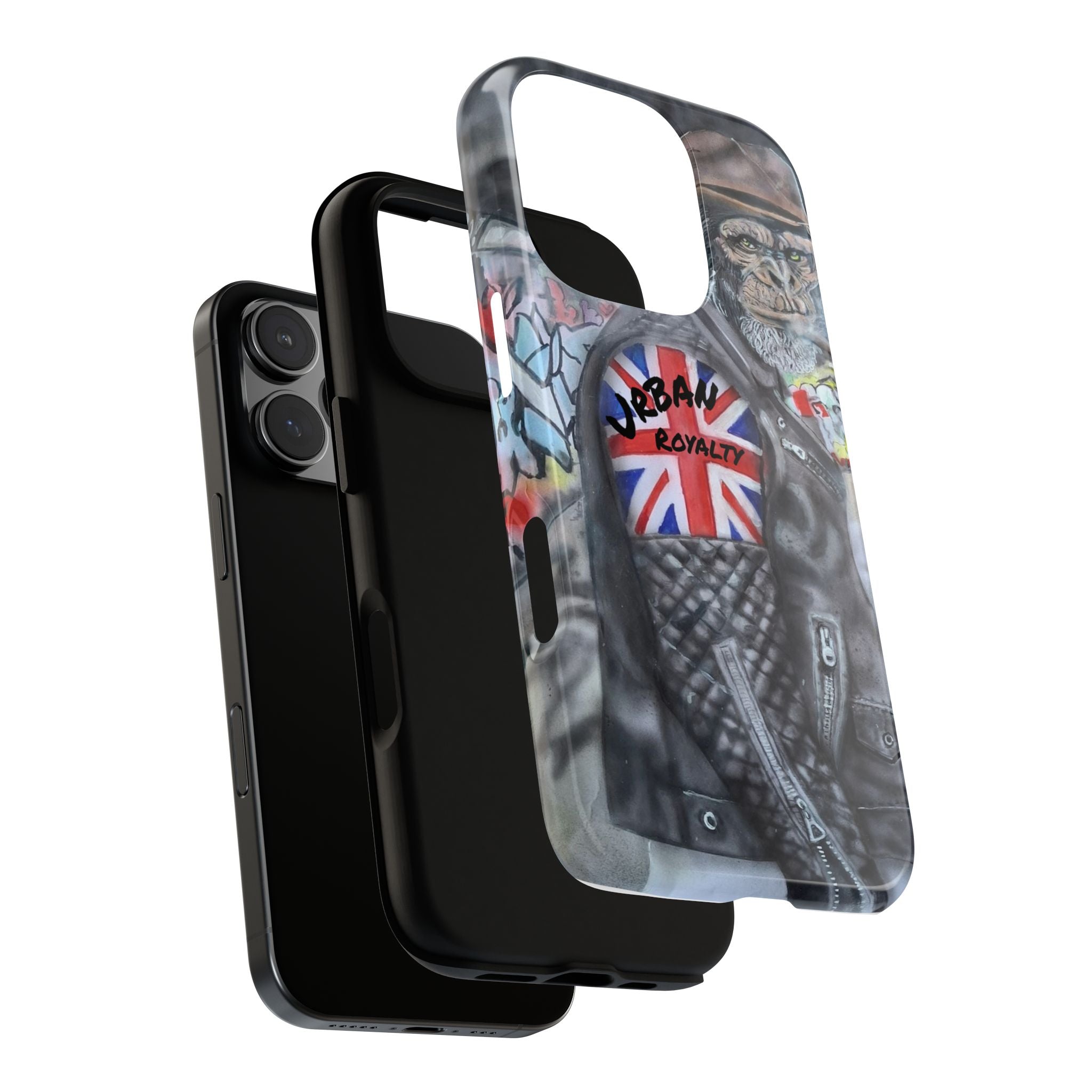 Urban Royalty Monkey Phone Case – Graffiti Biker Protective Cover
