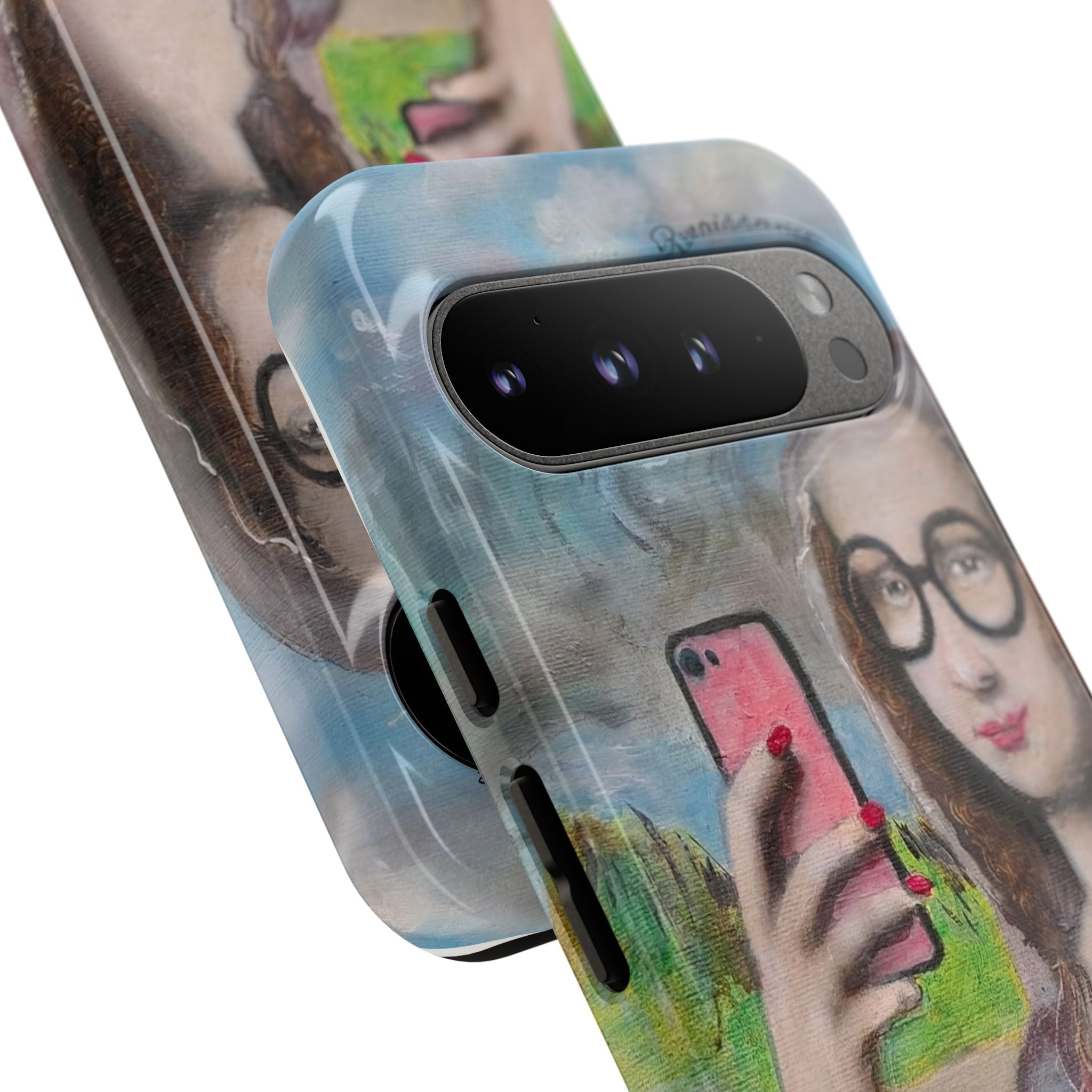 Mona Lisa Selfie Tough Phone Case — Renaissance Reloaded Protective Cover