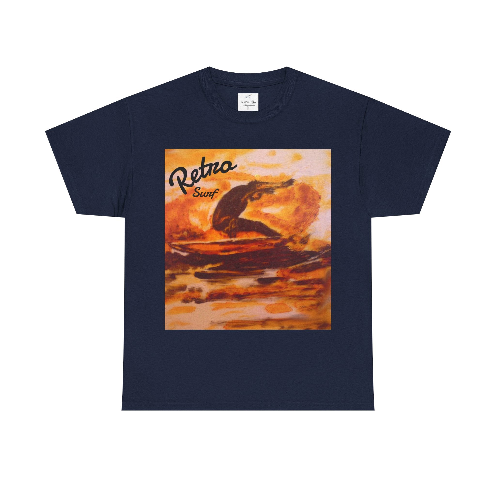 Retro Surf T-Shirt — Vintage Sunset Surfing Graphic Tee