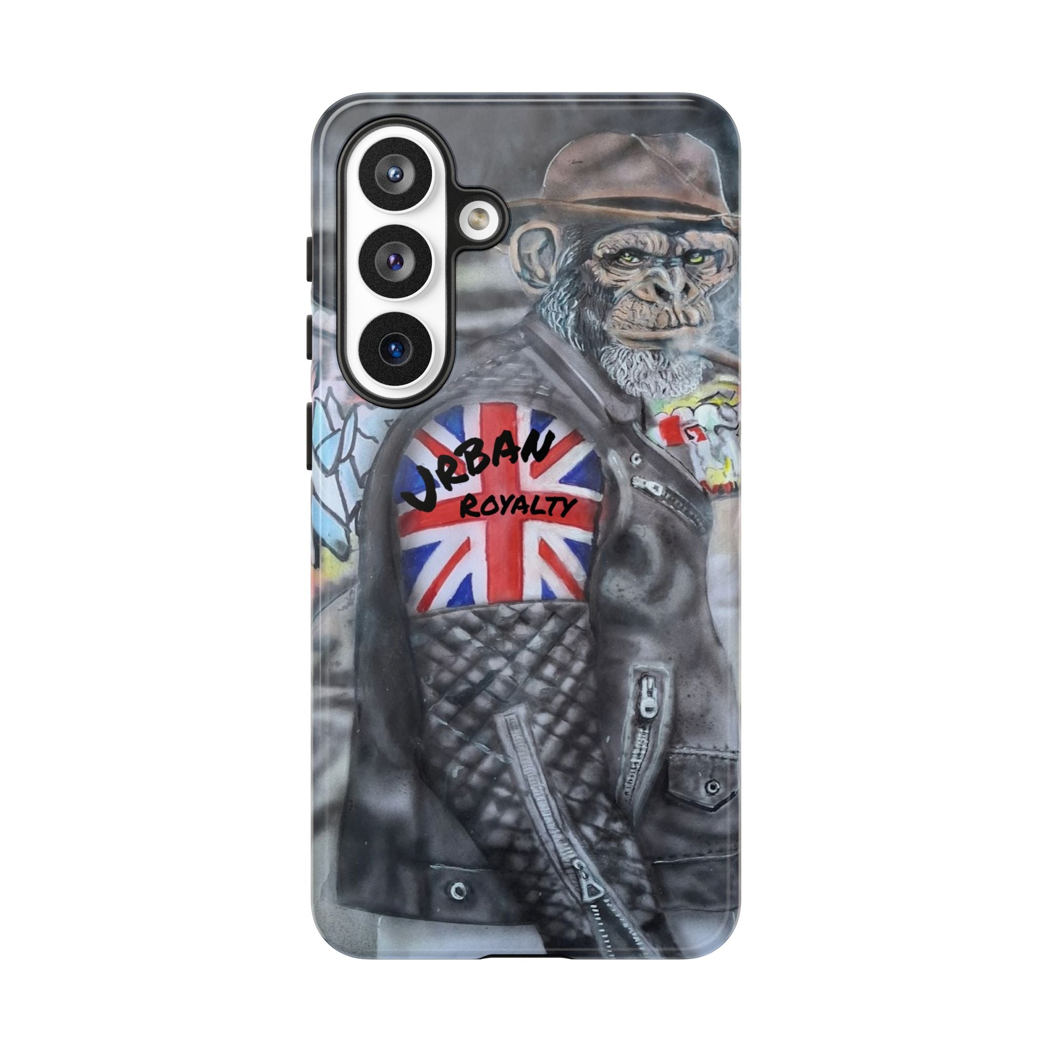 Urban Royalty Monkey Phone Case – Graffiti Biker Protective Cover