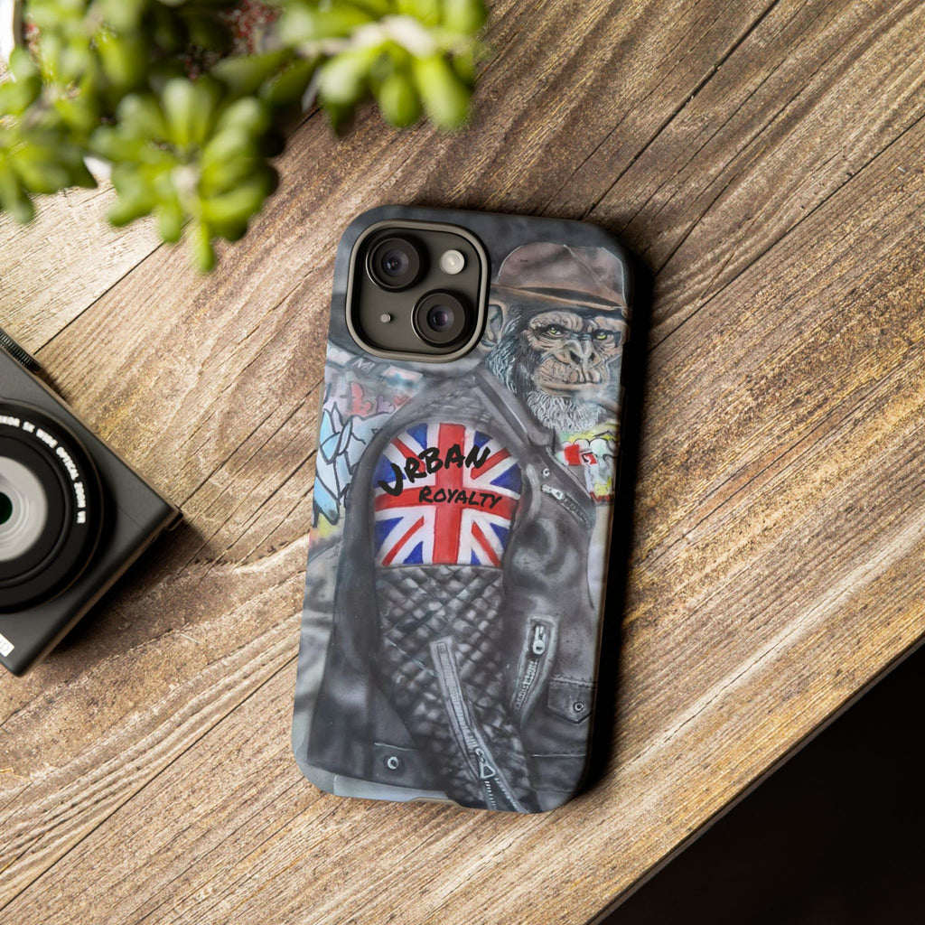 Urban Royalty Monkey Phone Case – Graffiti Biker Protective Cover
