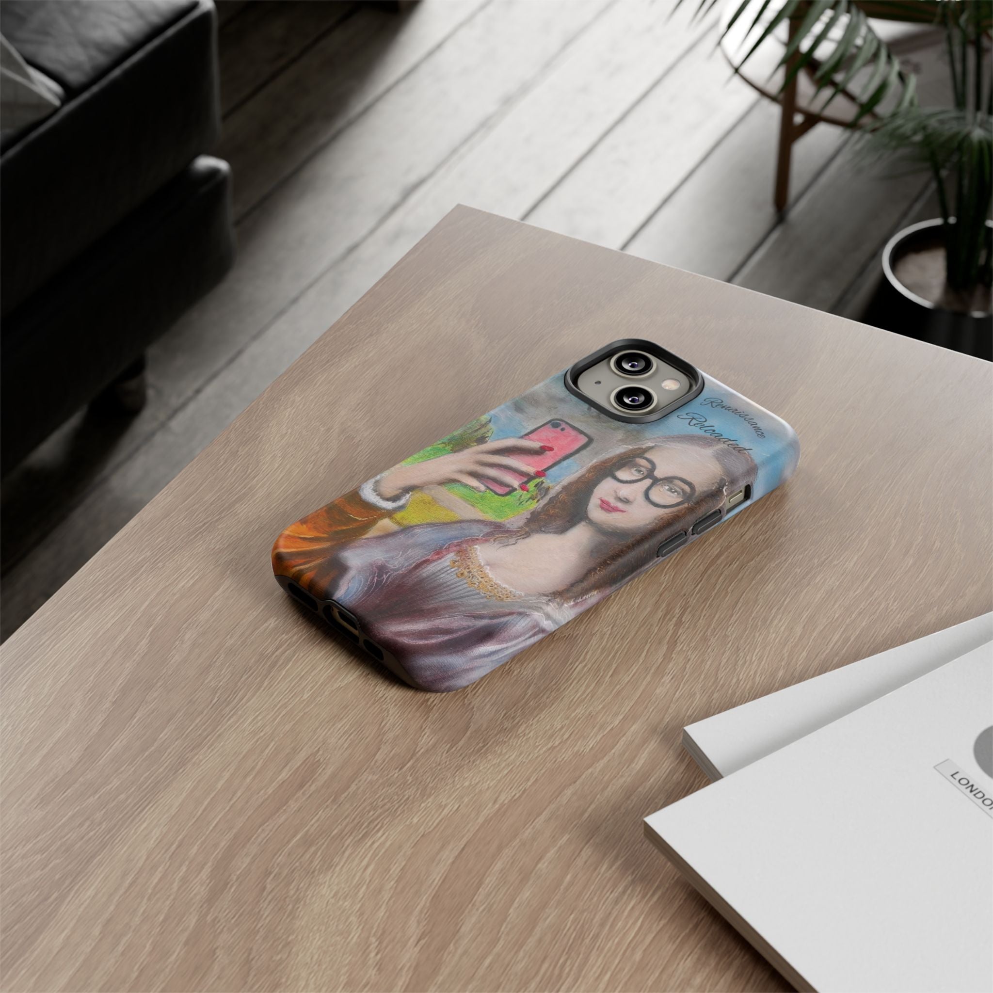 Mona Lisa Selfie Tough Phone Case — Renaissance Reloaded Protective Cover