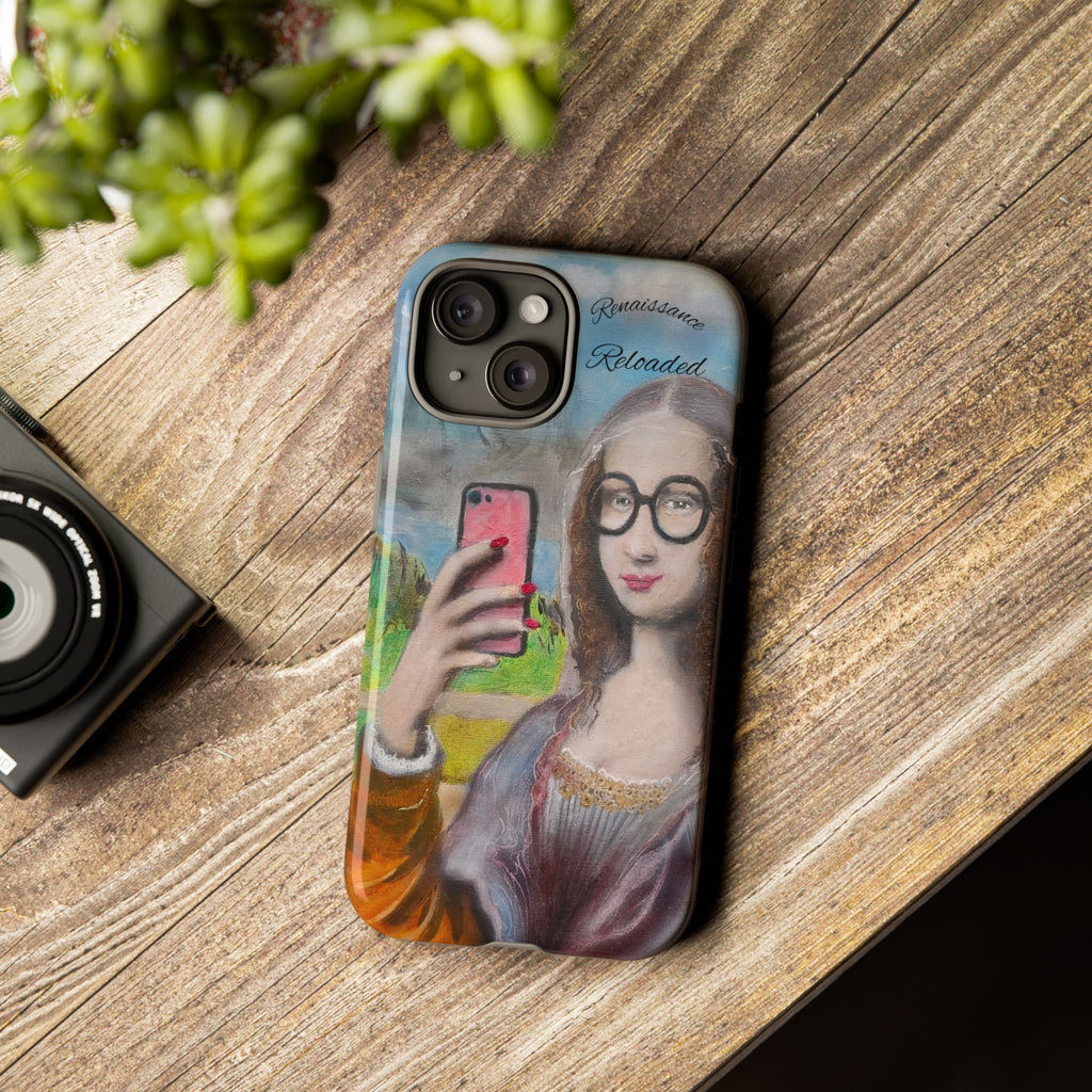 Mona Lisa Selfie Tough Phone Case — Renaissance Reloaded Protective Cover