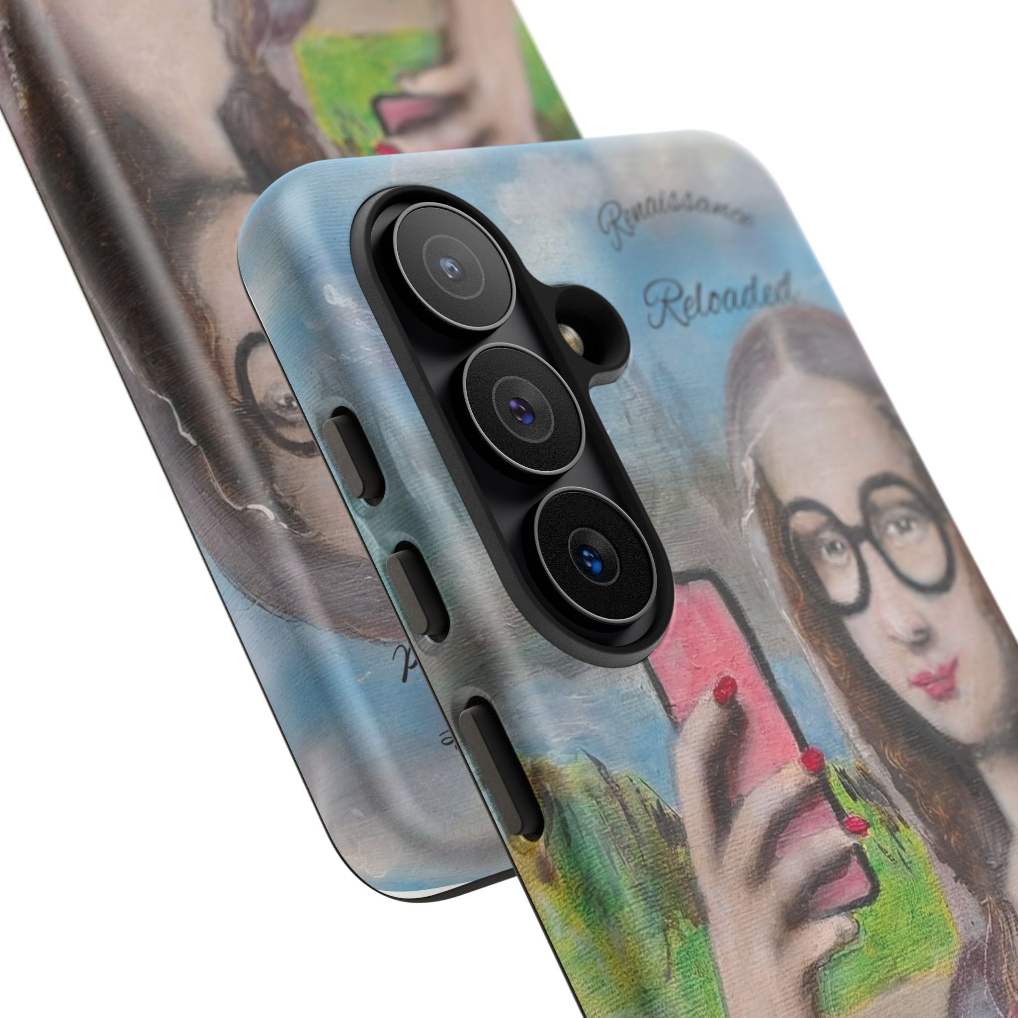Mona Lisa Selfie Tough Phone Case — Renaissance Reloaded Protective Cover