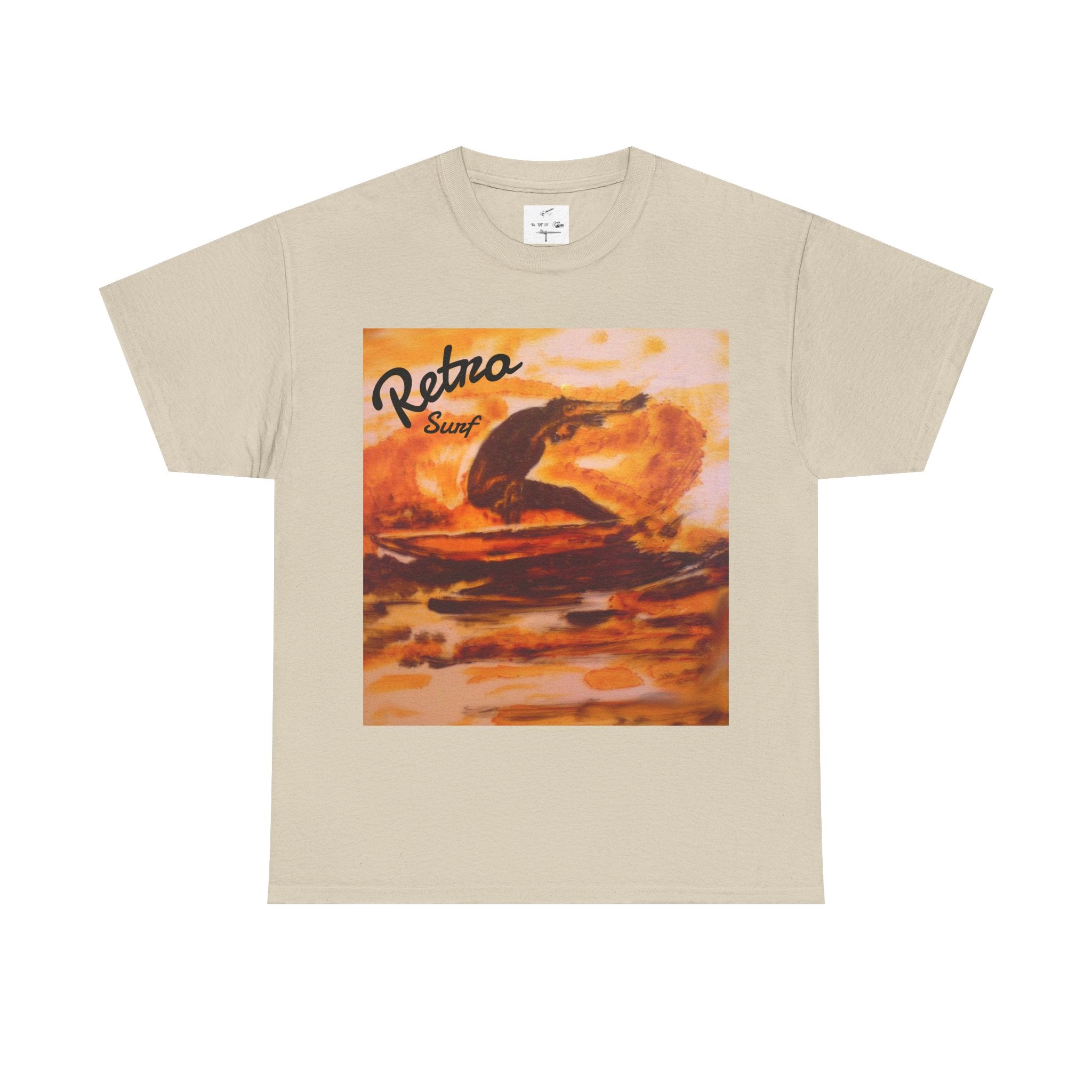 Retro Surf T-Shirt — Vintage Sunset Surfing Graphic Tee