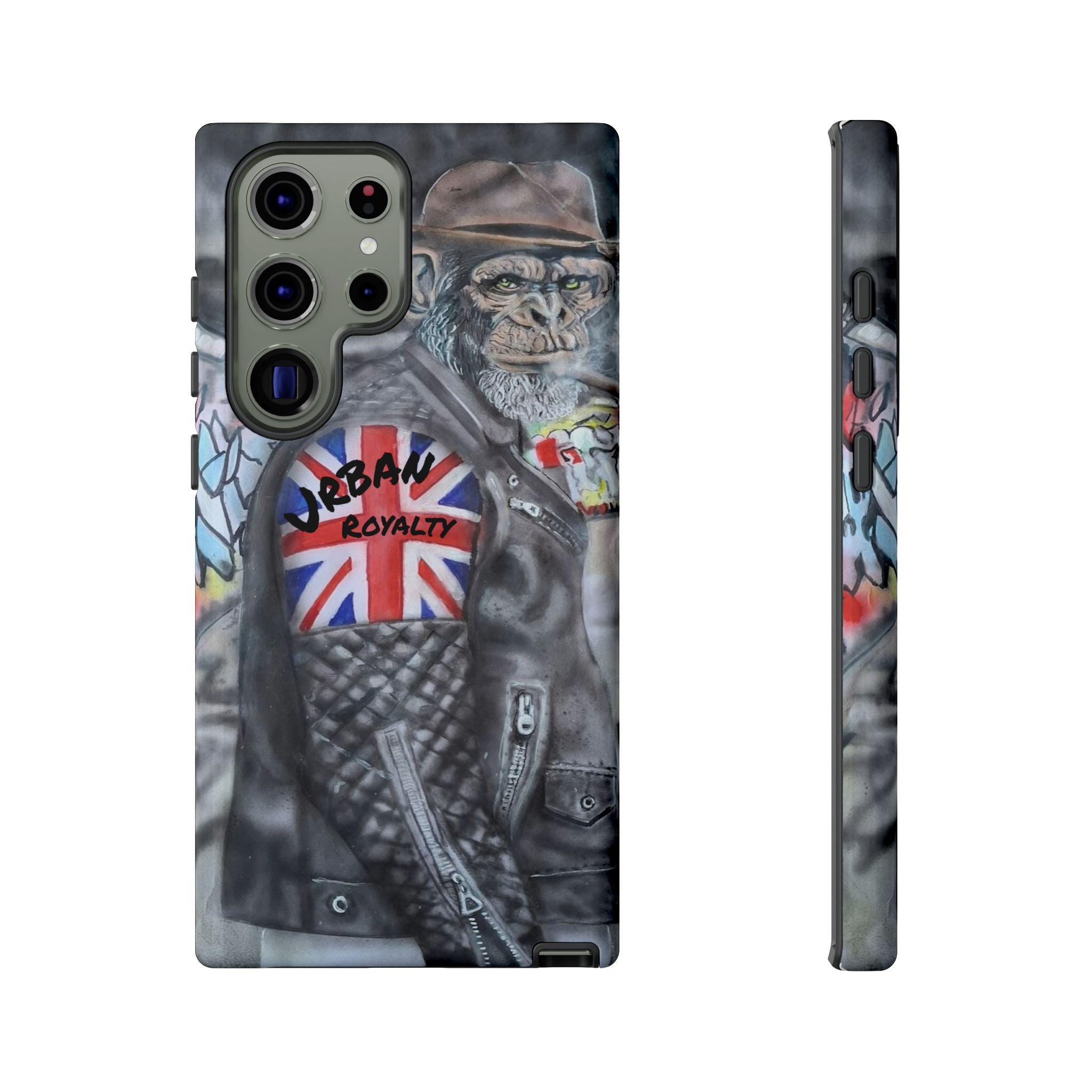 Urban Royalty Monkey Phone Case – Graffiti Biker Protective Cover