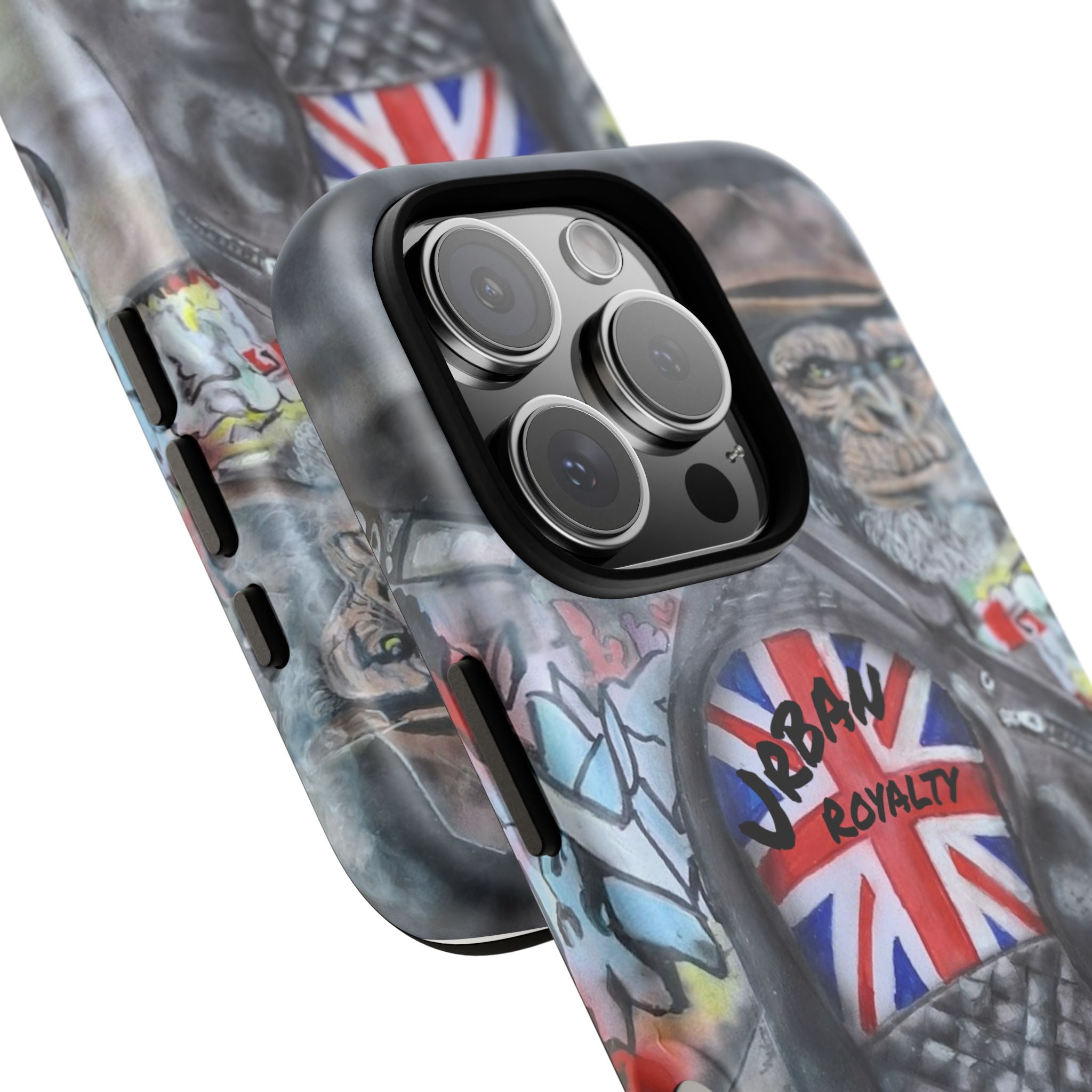 Urban Royalty Monkey Phone Case – Graffiti Biker Protective Cover