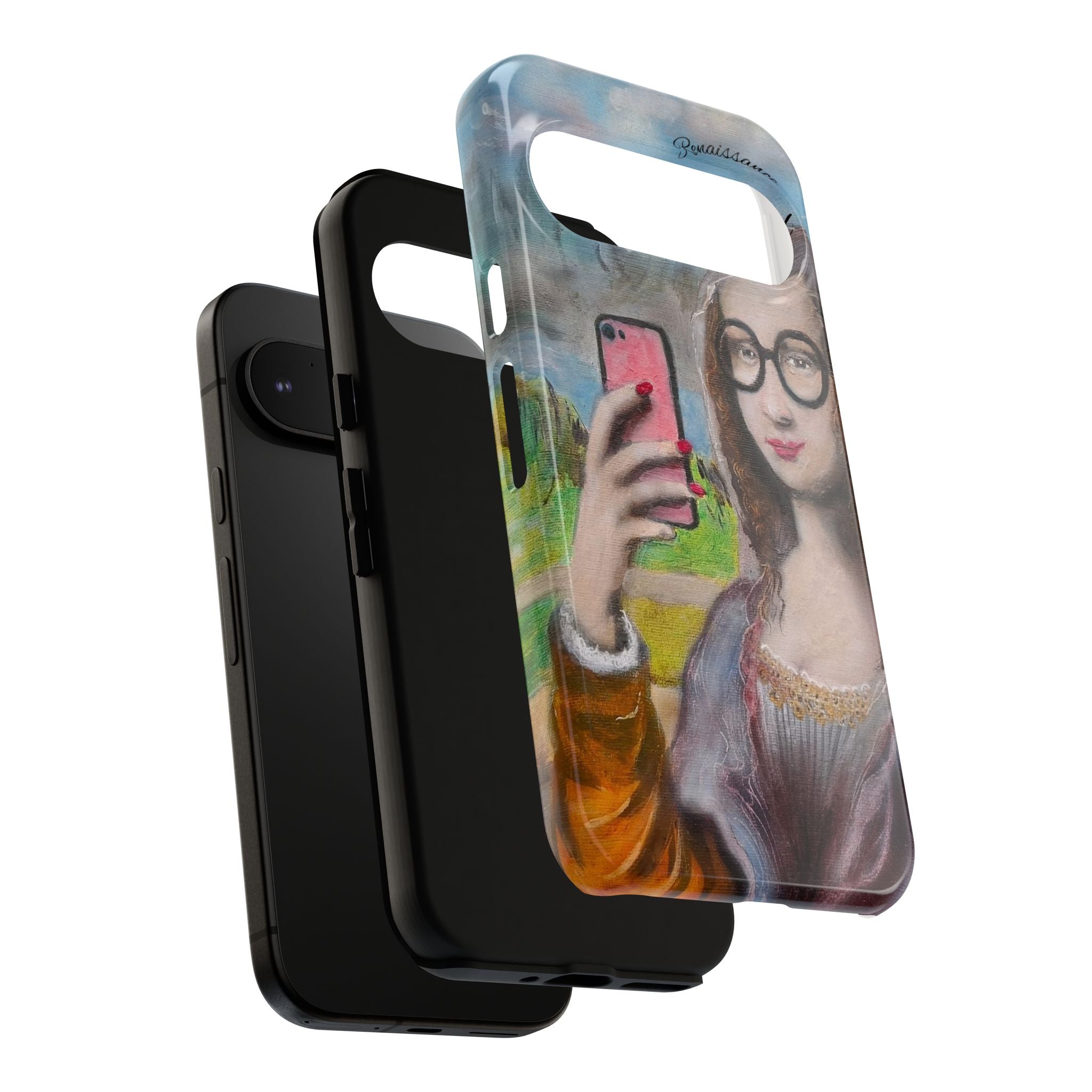 Mona Lisa Selfie Tough Phone Case — Renaissance Reloaded Protective Cover