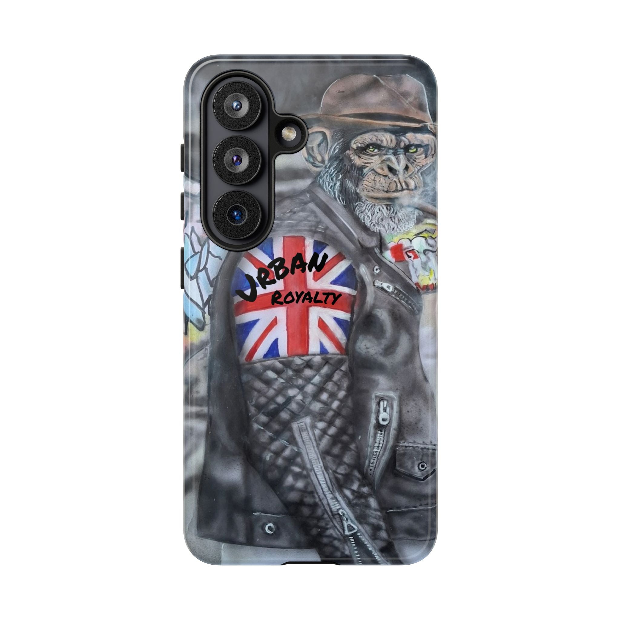 Urban Royalty Monkey Phone Case – Graffiti Biker Protective Cover