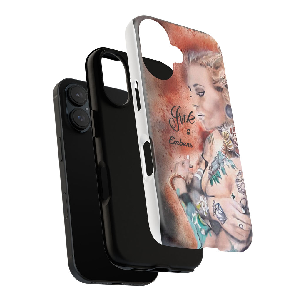 Tattooed Pin-Up Tough Case — Ink & Embers Phone Cover