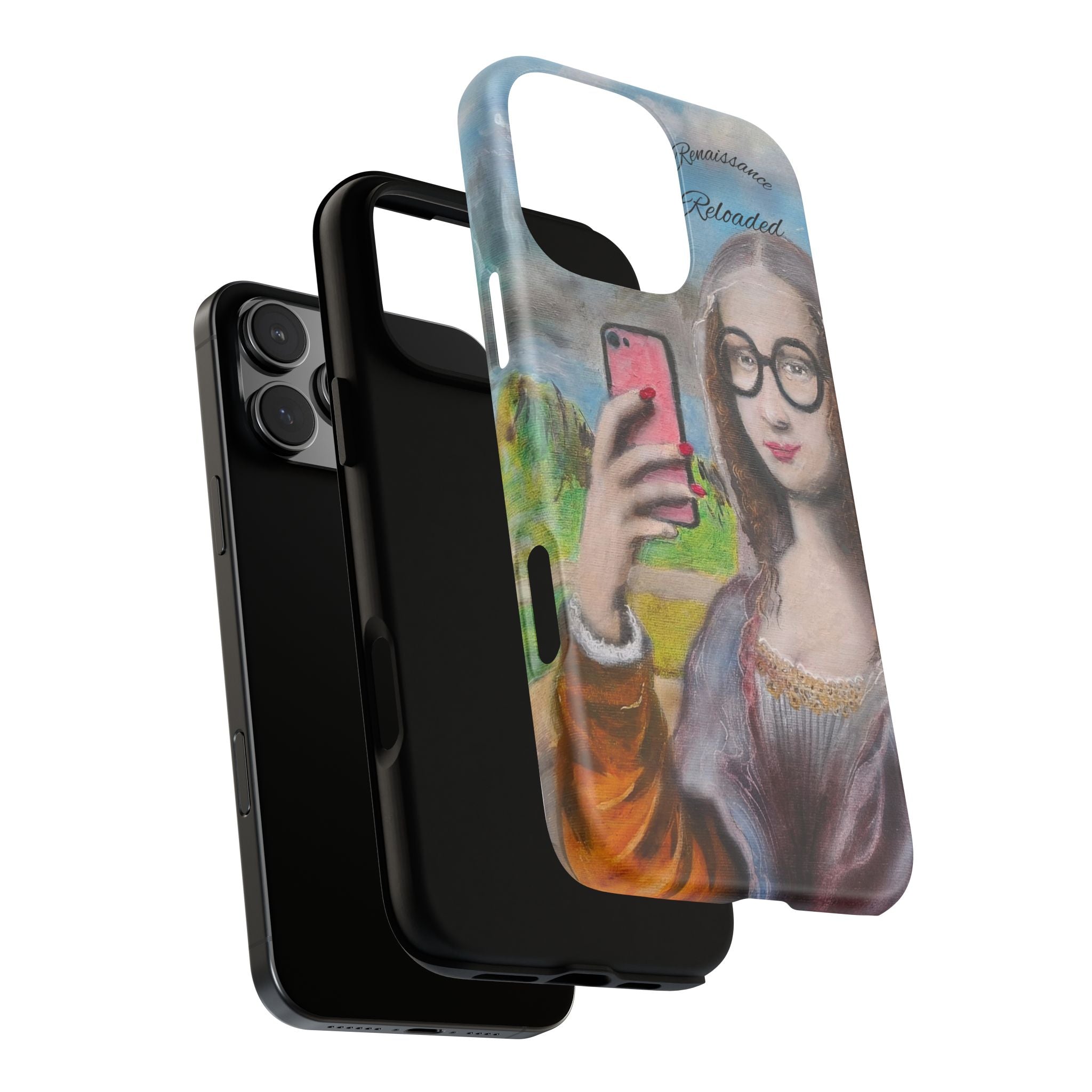 Mona Lisa Selfie Tough Phone Case — Renaissance Reloaded Protective Cover