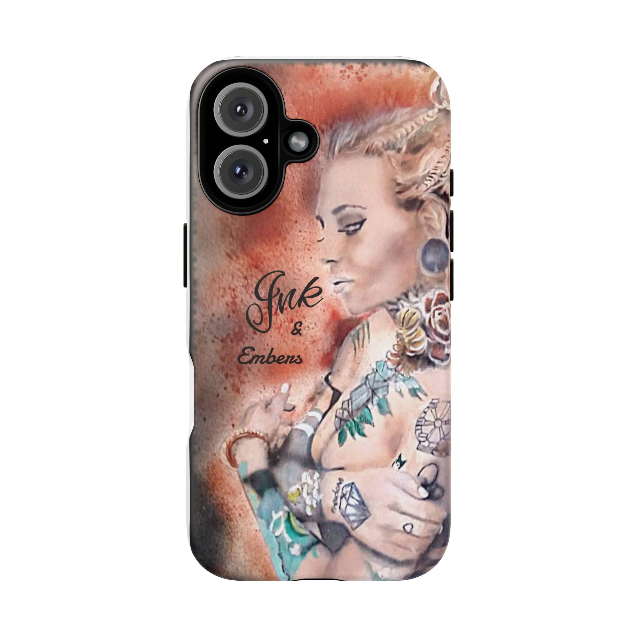 Tattooed Pin-Up Tough Case — Ink & Embers Phone Cover