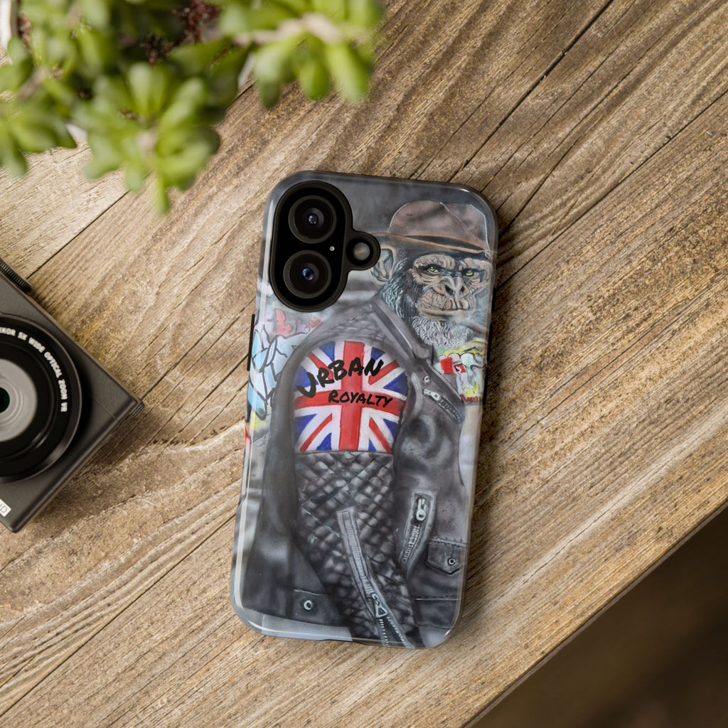 Urban Royalty Monkey Phone Case – Graffiti Biker Protective Cover