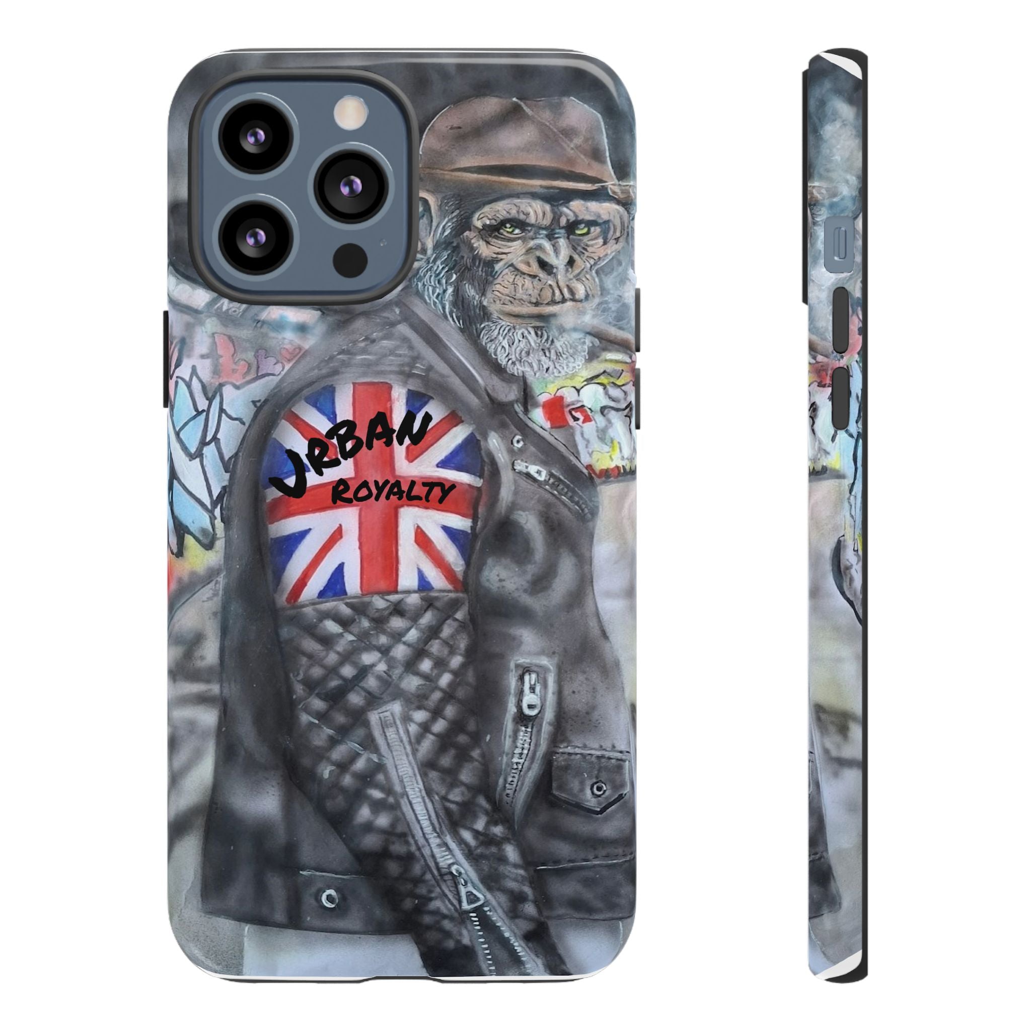 Urban Royalty Monkey Phone Case – Graffiti Biker Protective Cover