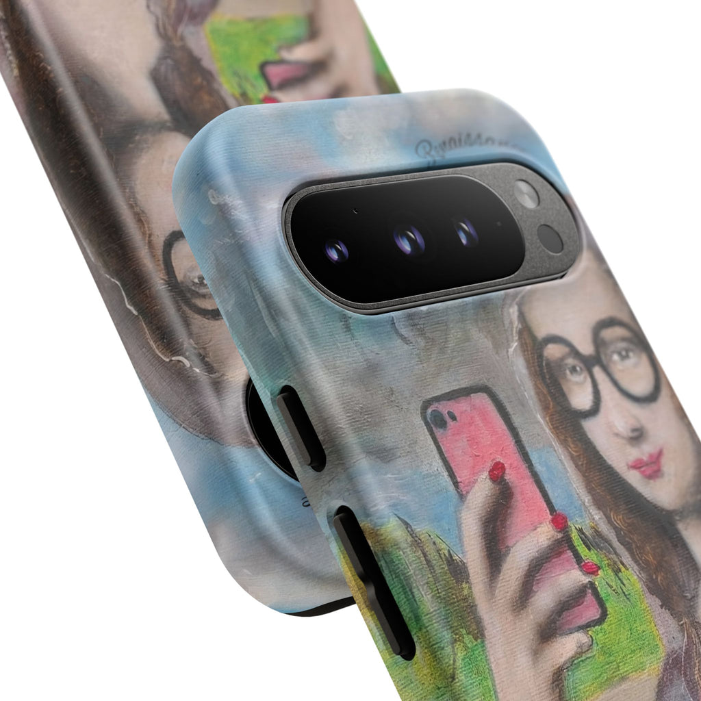 Mona Lisa Selfie Tough Phone Case — Renaissance Reloaded Protective Cover