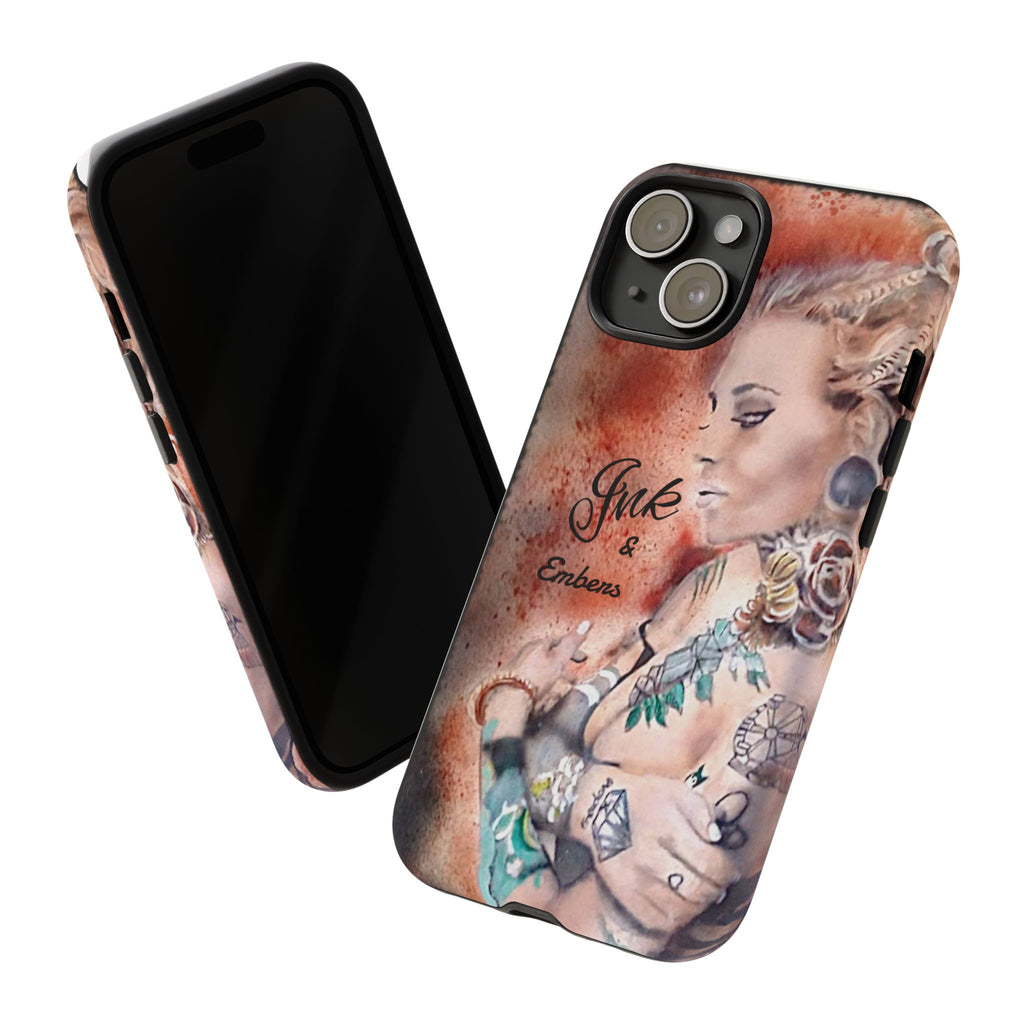 Tattooed Pin-Up Tough Case — Ink & Embers Phone Cover