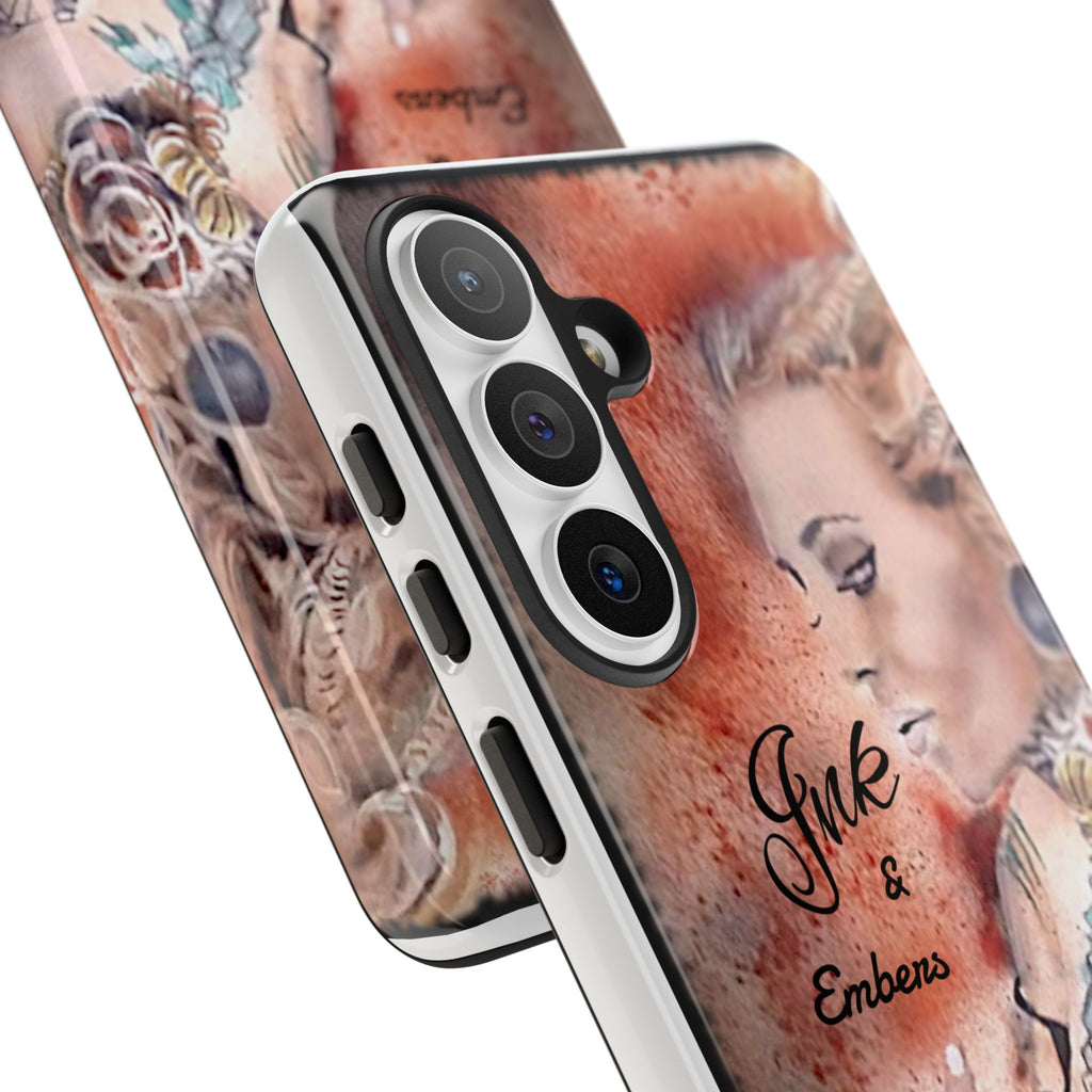 Tattooed Pin-Up Tough Case — Ink & Embers Phone Cover