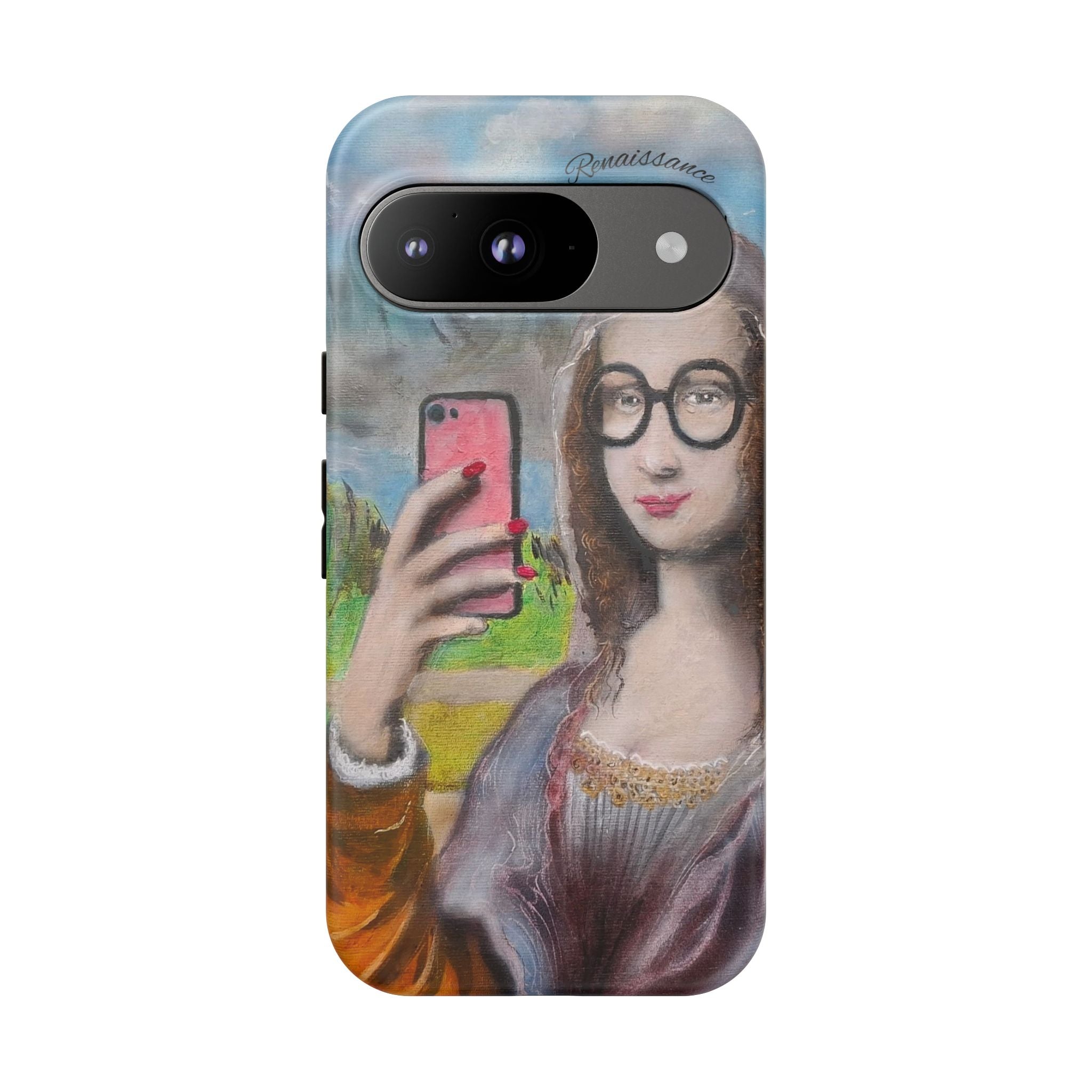 Mona Lisa Selfie Tough Phone Case — Renaissance Reloaded Protective Cover