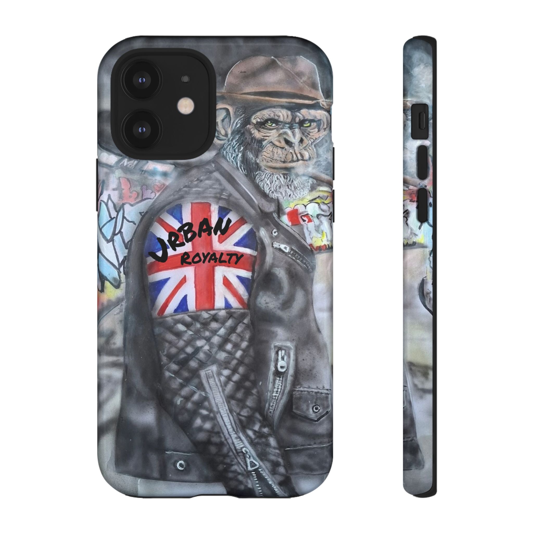 Urban Royalty Monkey Phone Case – Graffiti Biker Protective Cover
