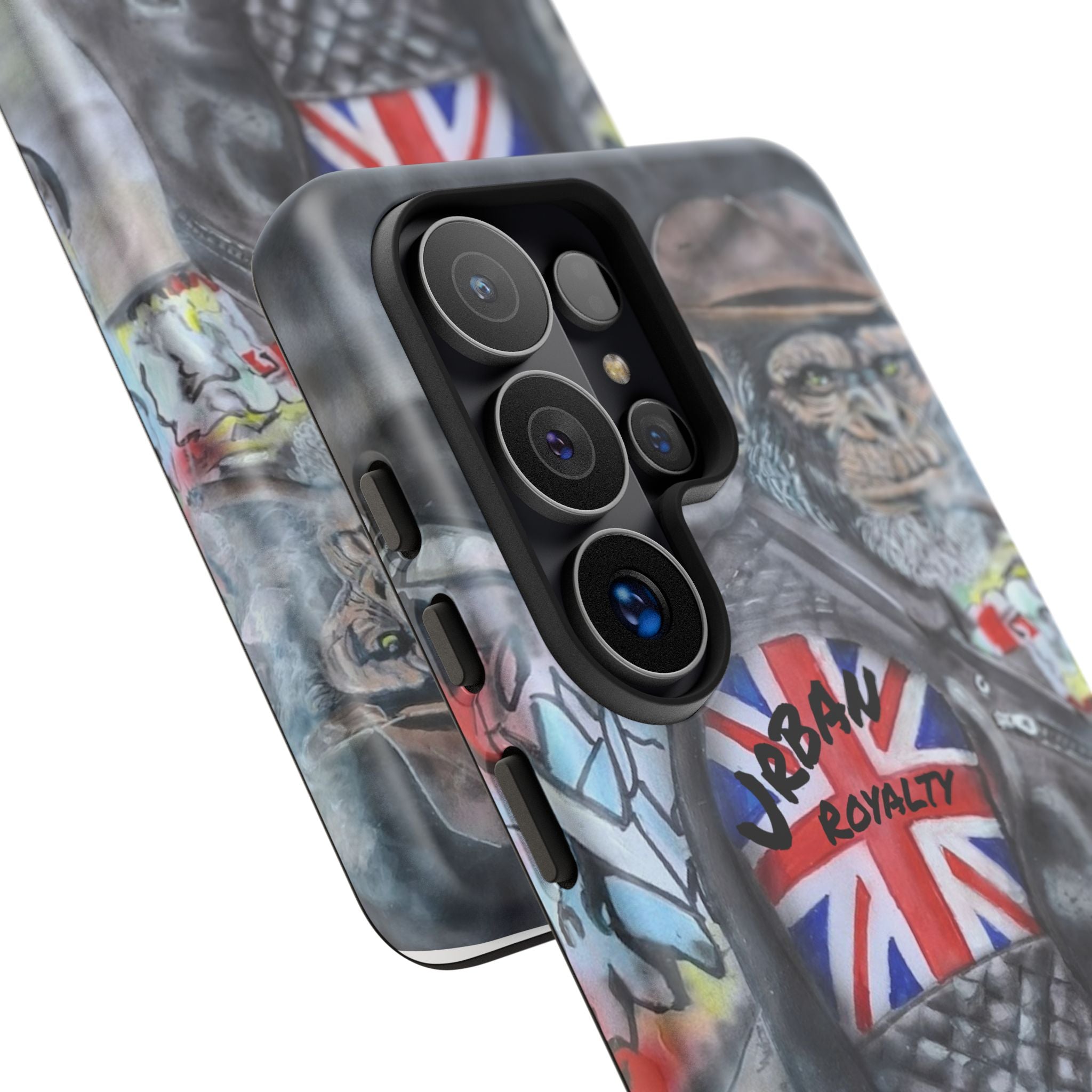 Urban Royalty Monkey Phone Case – Graffiti Biker Protective Cover