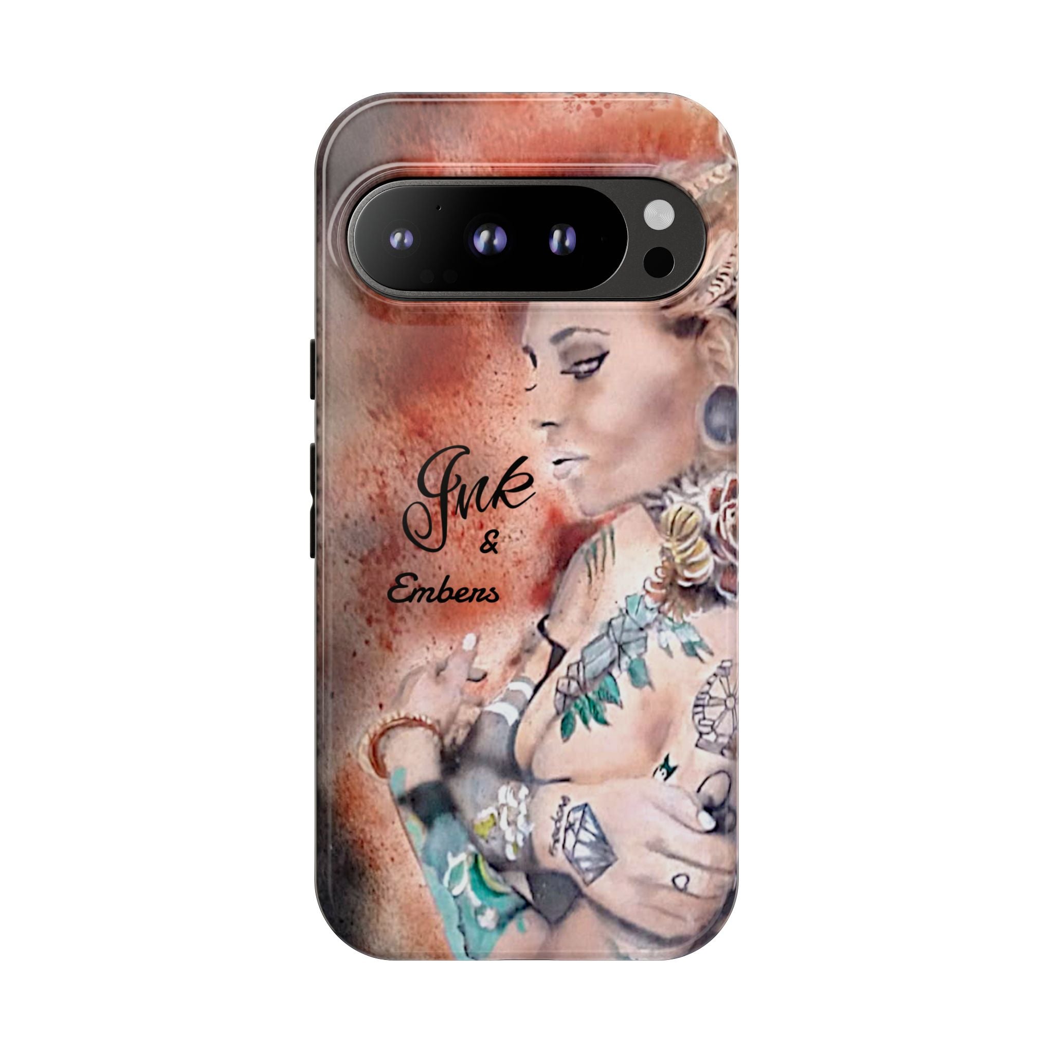 Tattooed Pin-Up Tough Case — Ink & Embers Phone Cover