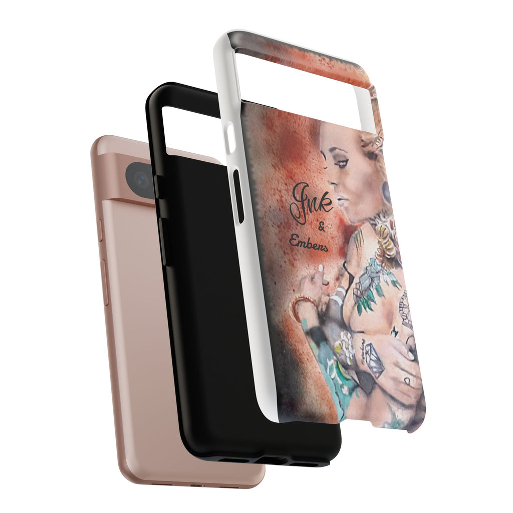 Tattooed Pin-Up Tough Case — Ink & Embers Phone Cover