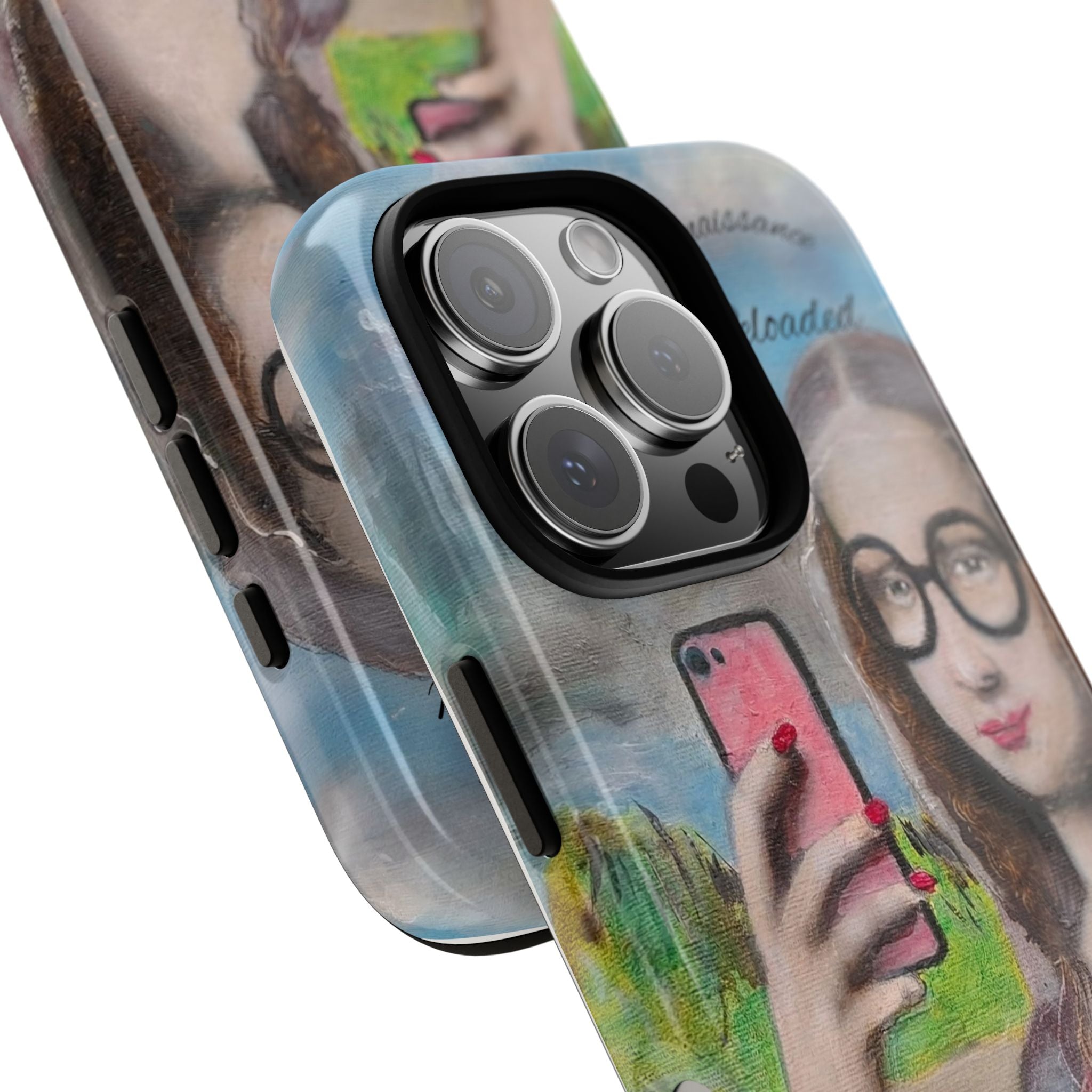 Mona Lisa Selfie Tough Phone Case — Renaissance Reloaded Protective Cover