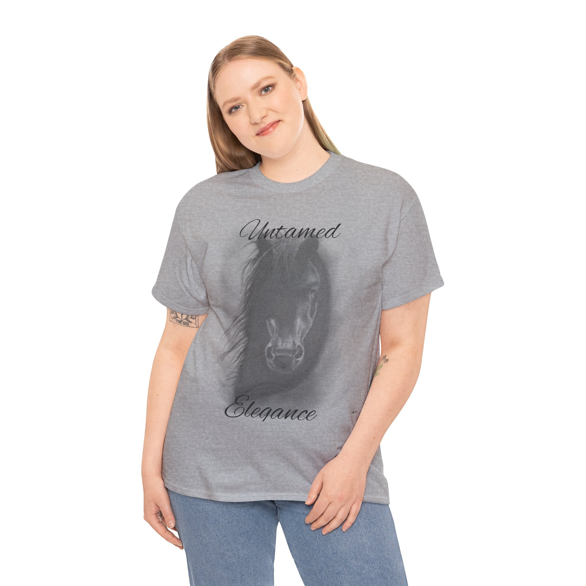 Horse Portrait Tee — "Untamed Elegance" Graphic T-Shirt