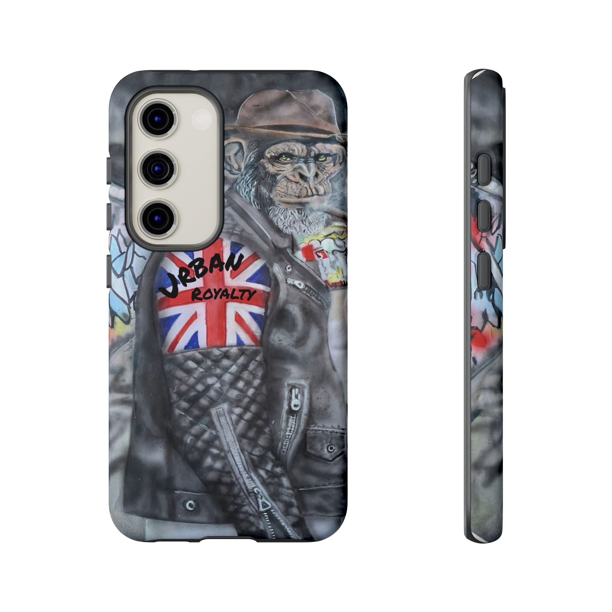 Urban Royalty Monkey Phone Case – Graffiti Biker Protective Cover
