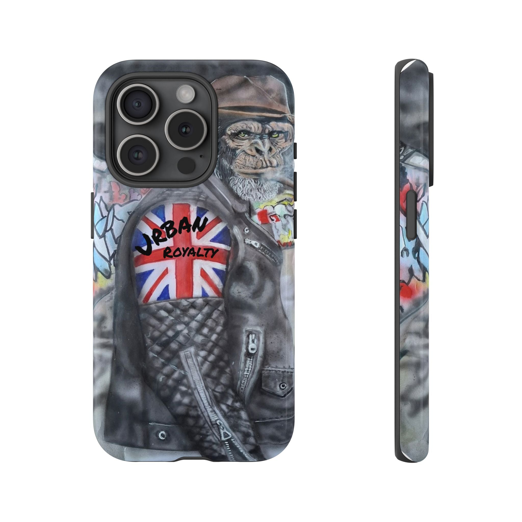 Urban Royalty Monkey Phone Case – Graffiti Biker Protective Cover