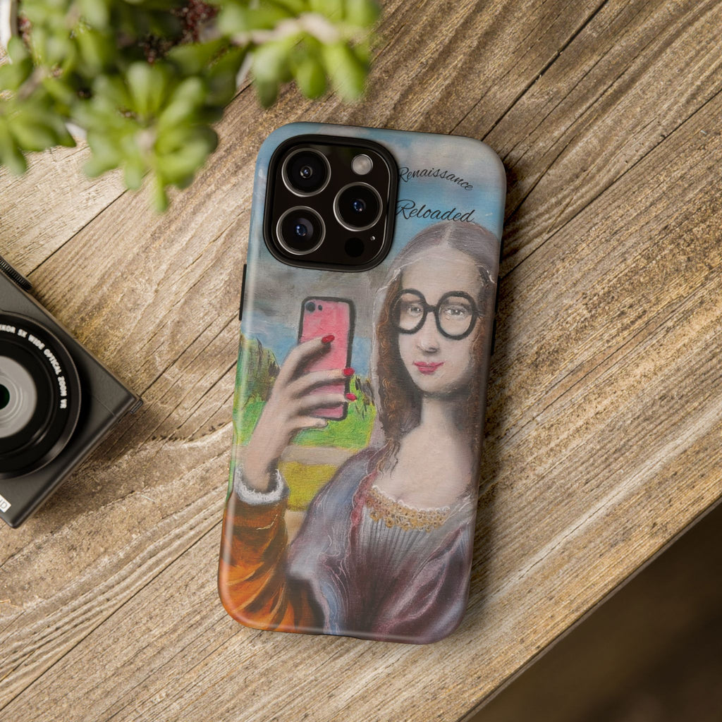 Mona Lisa Selfie Tough Phone Case — Renaissance Reloaded Protective Cover