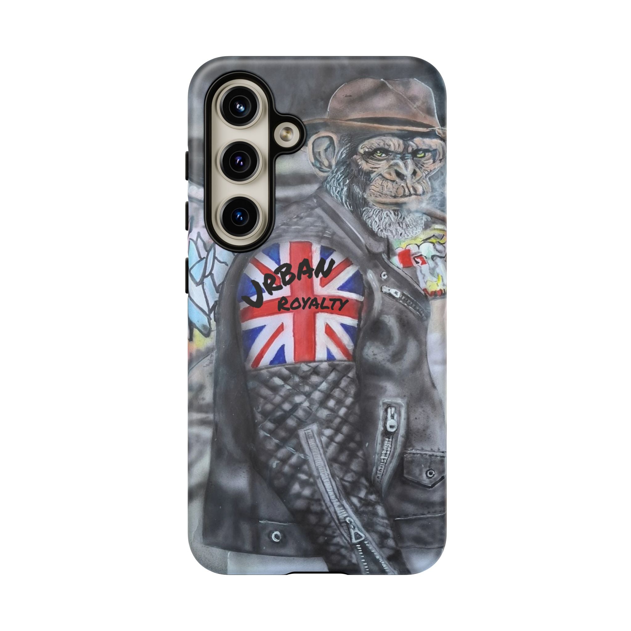 Urban Royalty Monkey Phone Case – Graffiti Biker Protective Cover