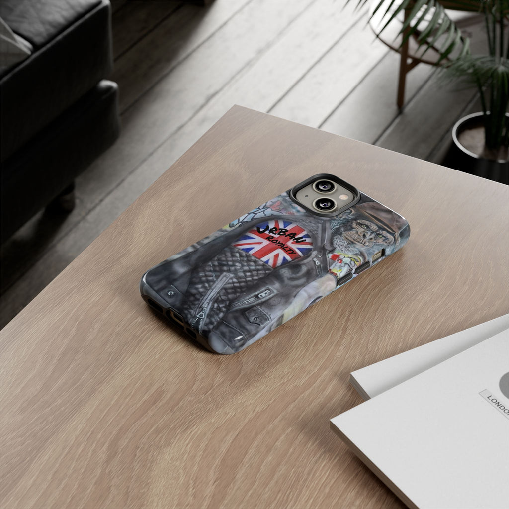 Urban Royalty Monkey Phone Case – Graffiti Biker Protective Cover