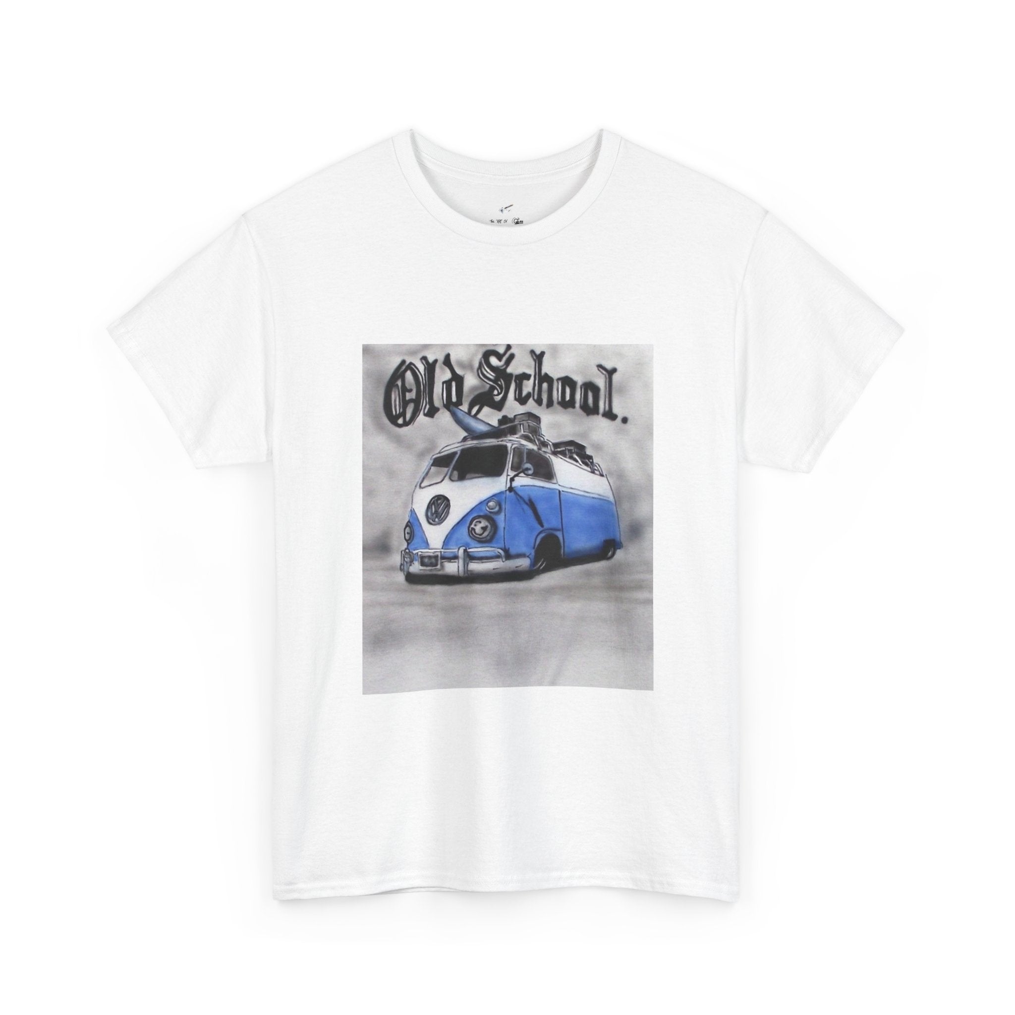Old School Blue VW Surf Bus T-Shirt