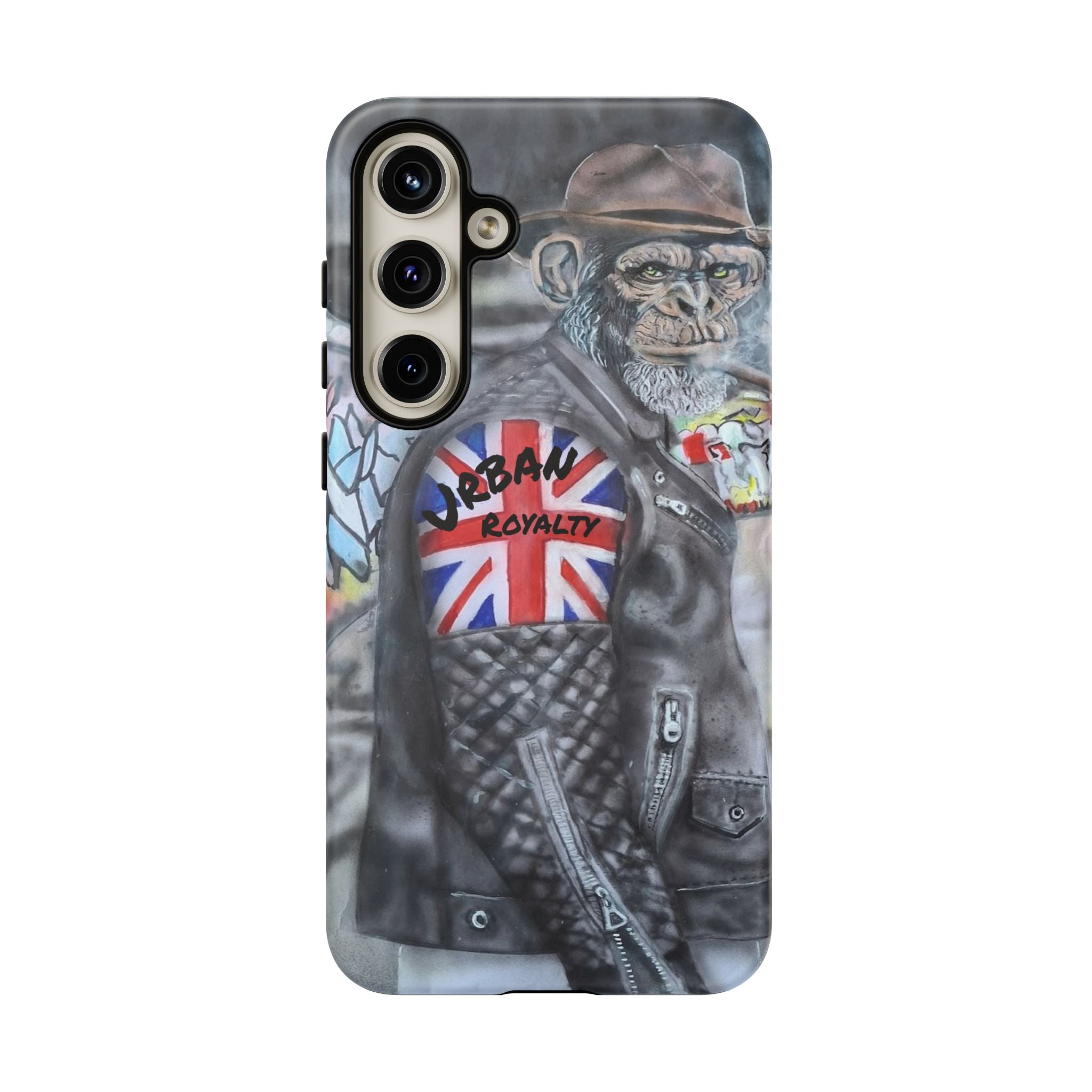 Urban Royalty Monkey Phone Case – Graffiti Biker Protective Cover