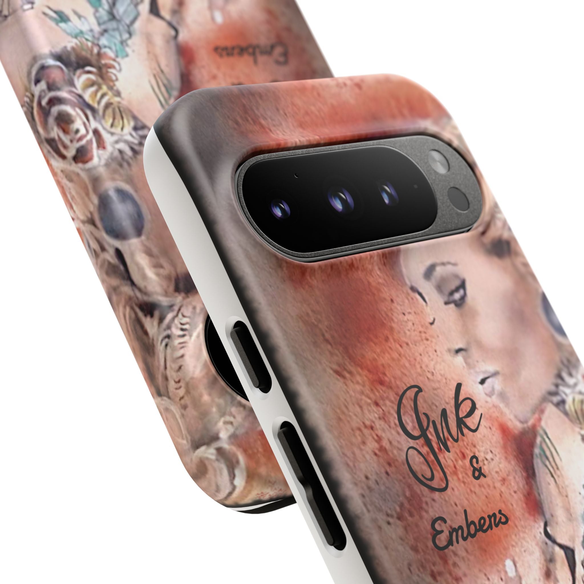 Tattooed Pin-Up Tough Case — Ink & Embers Phone Cover