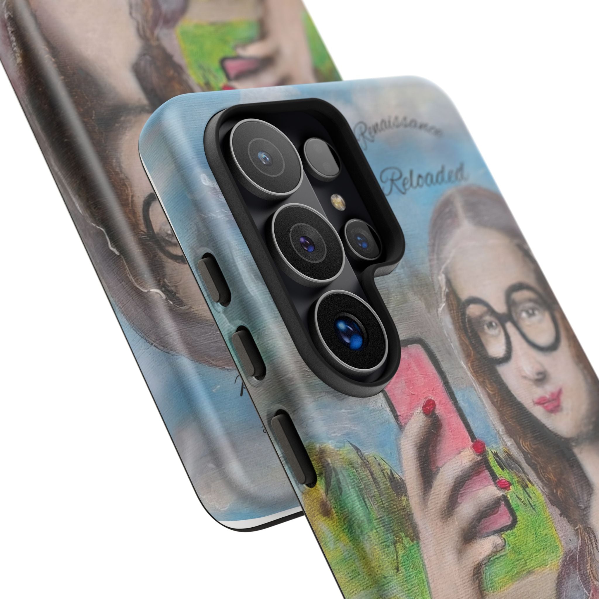 Mona Lisa Selfie Tough Phone Case — Renaissance Reloaded Protective Cover