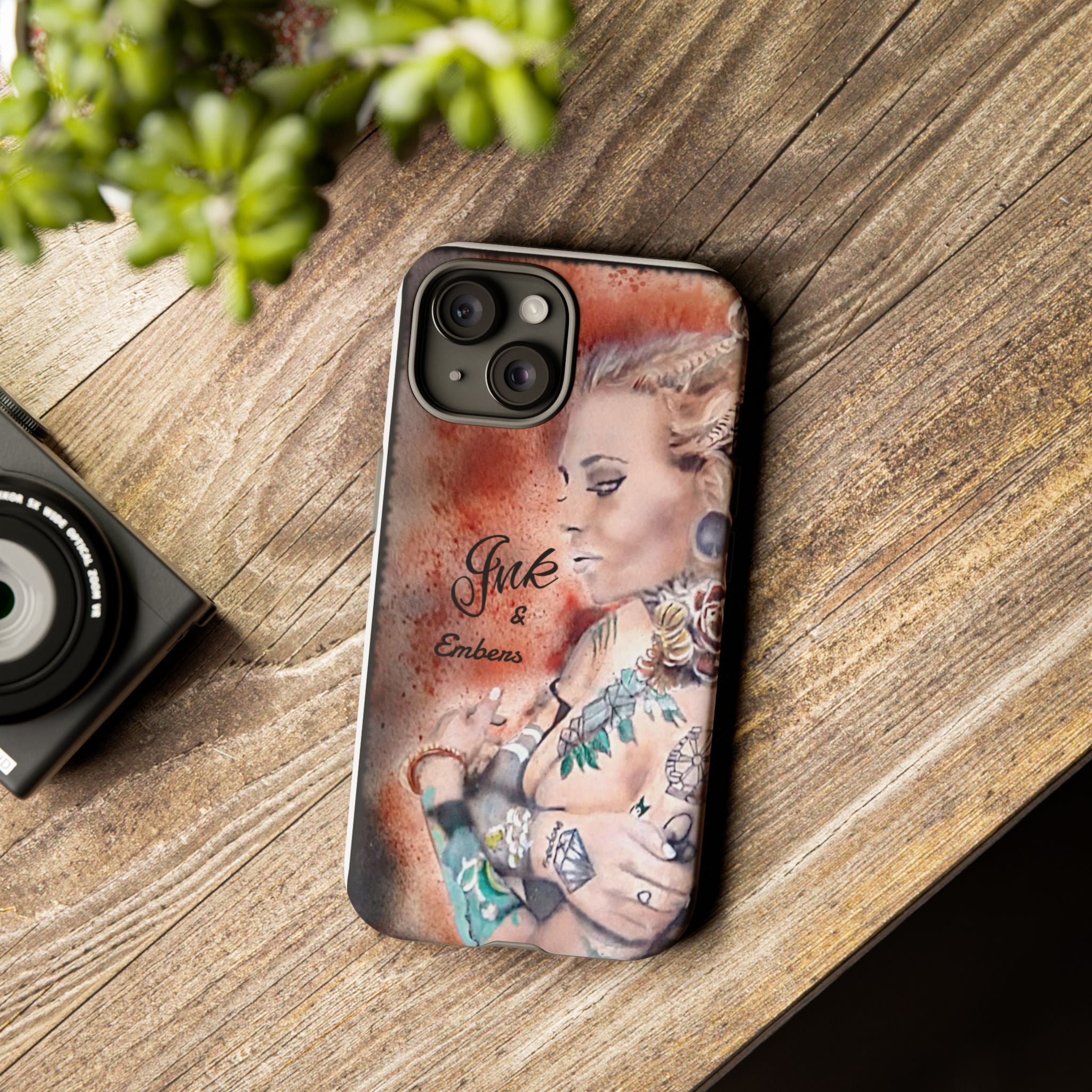 Tattooed Pin-Up Tough Case — Ink & Embers Phone Cover