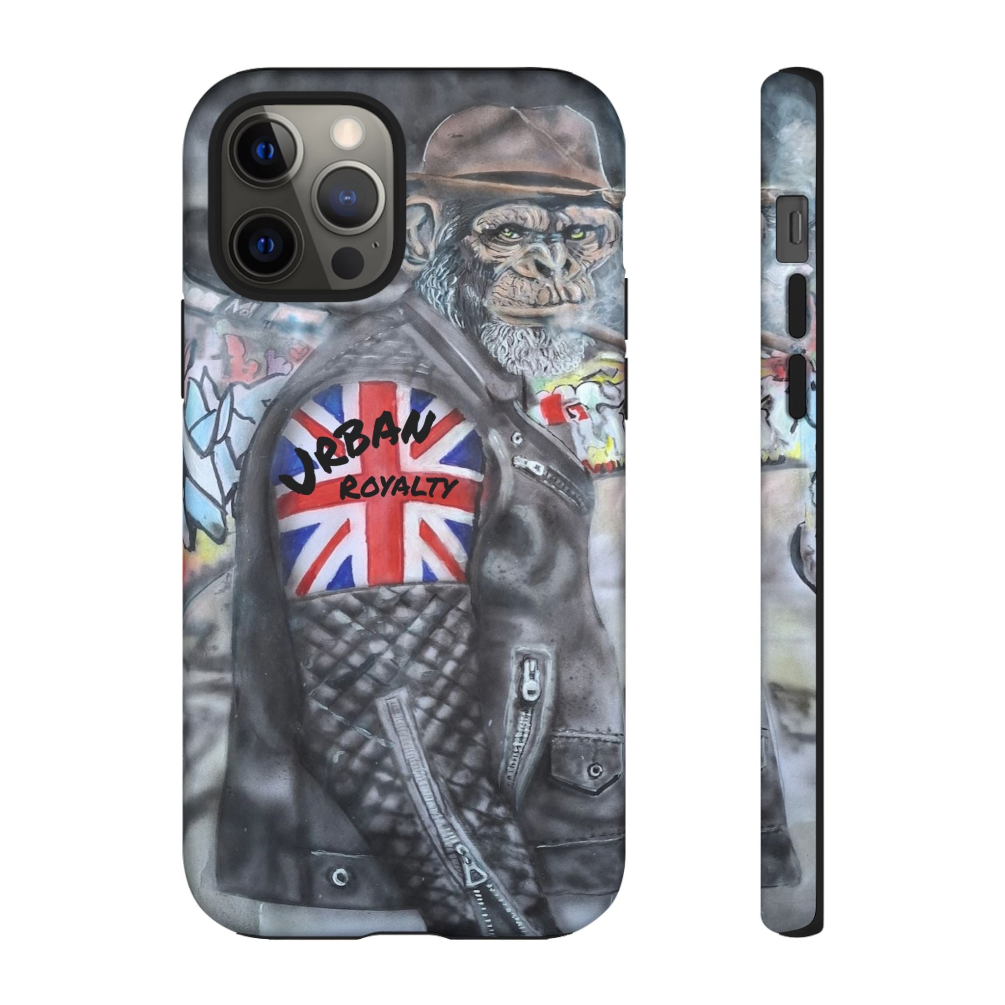 Urban Royalty Monkey Phone Case – Graffiti Biker Protective Cover