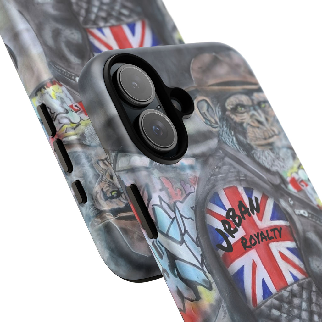 Urban Royalty Monkey Phone Case – Graffiti Biker Protective Cover