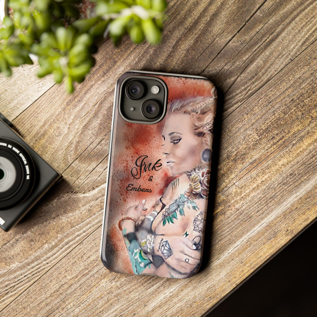 Tattooed Pin-Up Tough Case — Ink & Embers Phone Cover