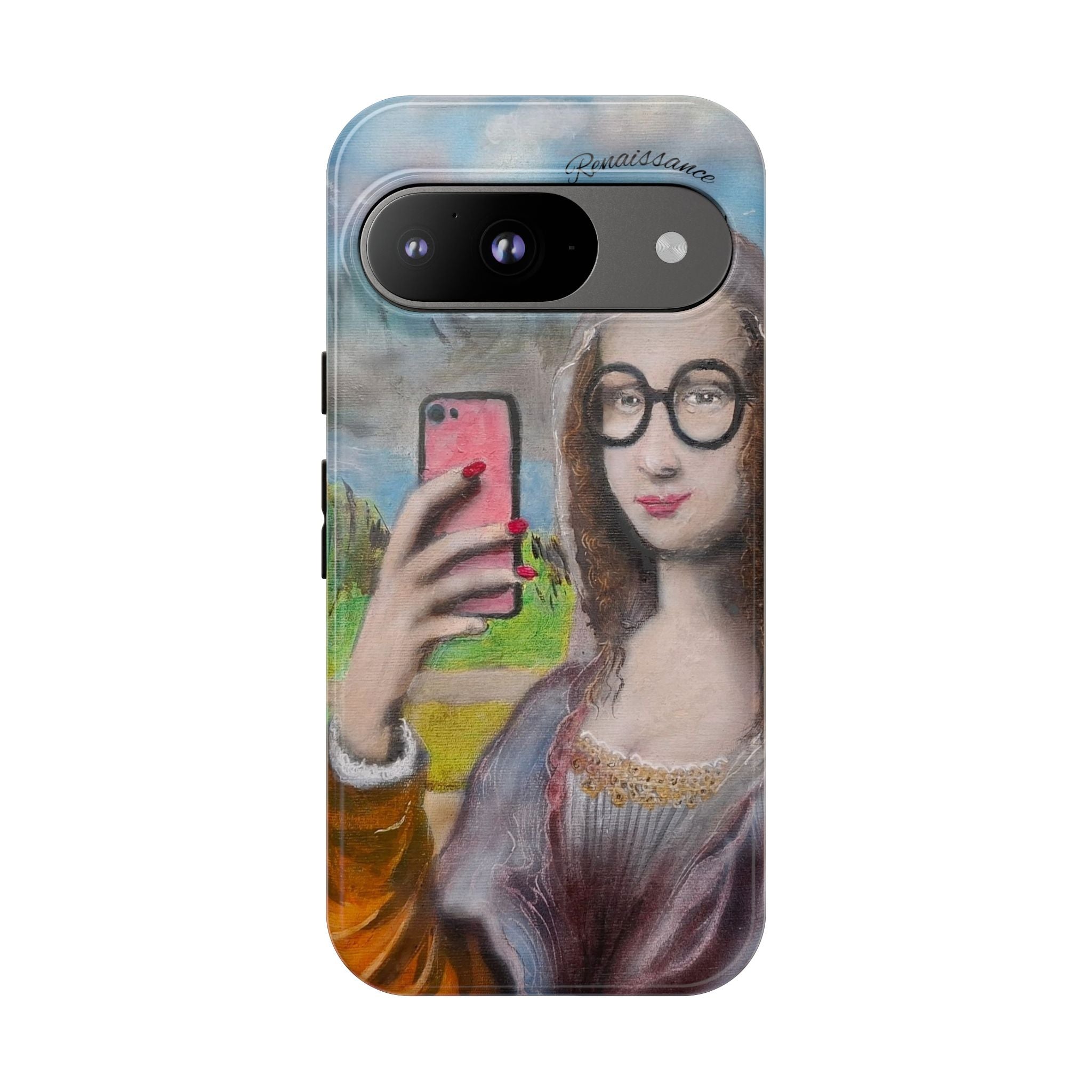 Mona Lisa Selfie Tough Phone Case — Renaissance Reloaded Protective Cover