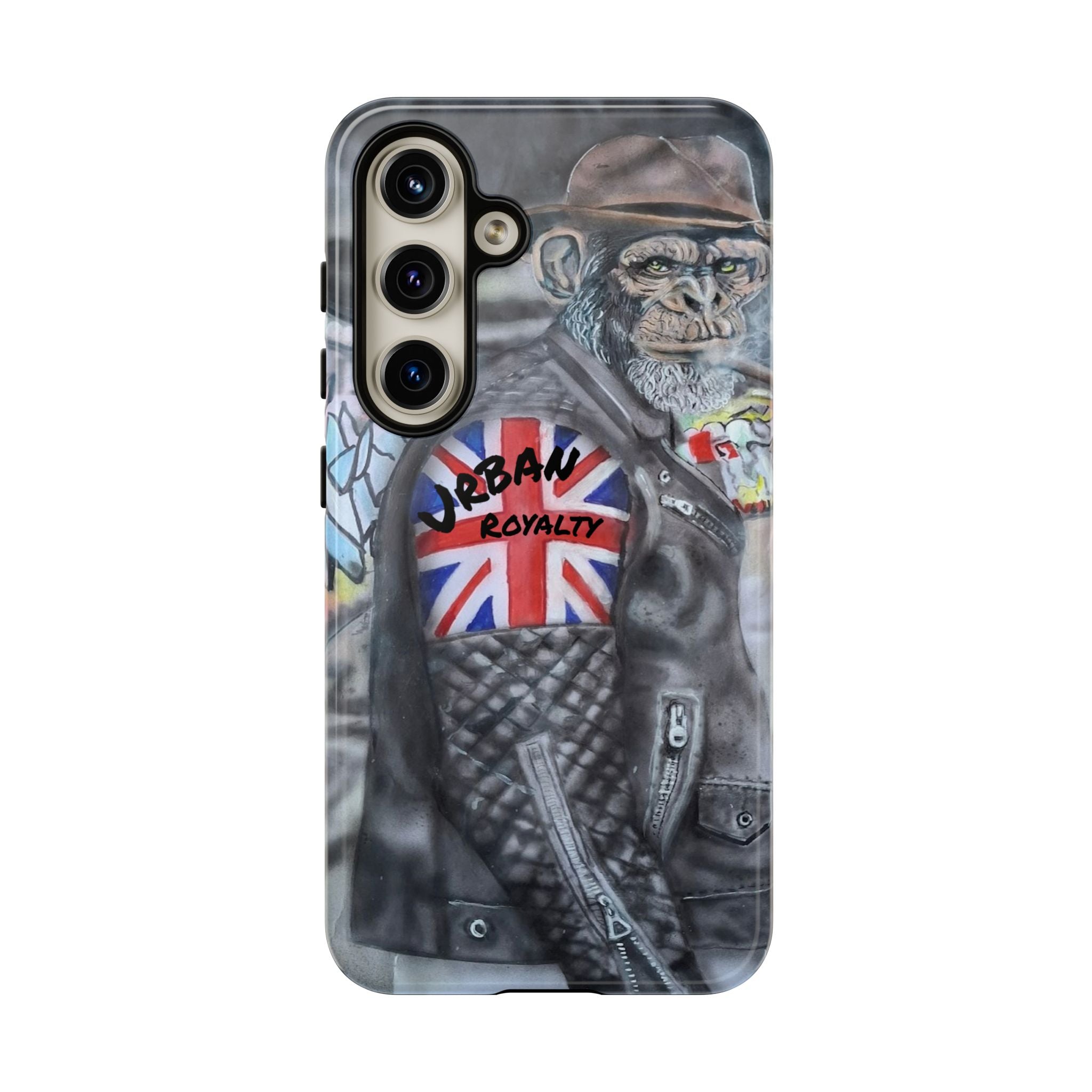 Urban Royalty Monkey Phone Case – Graffiti Biker Protective Cover