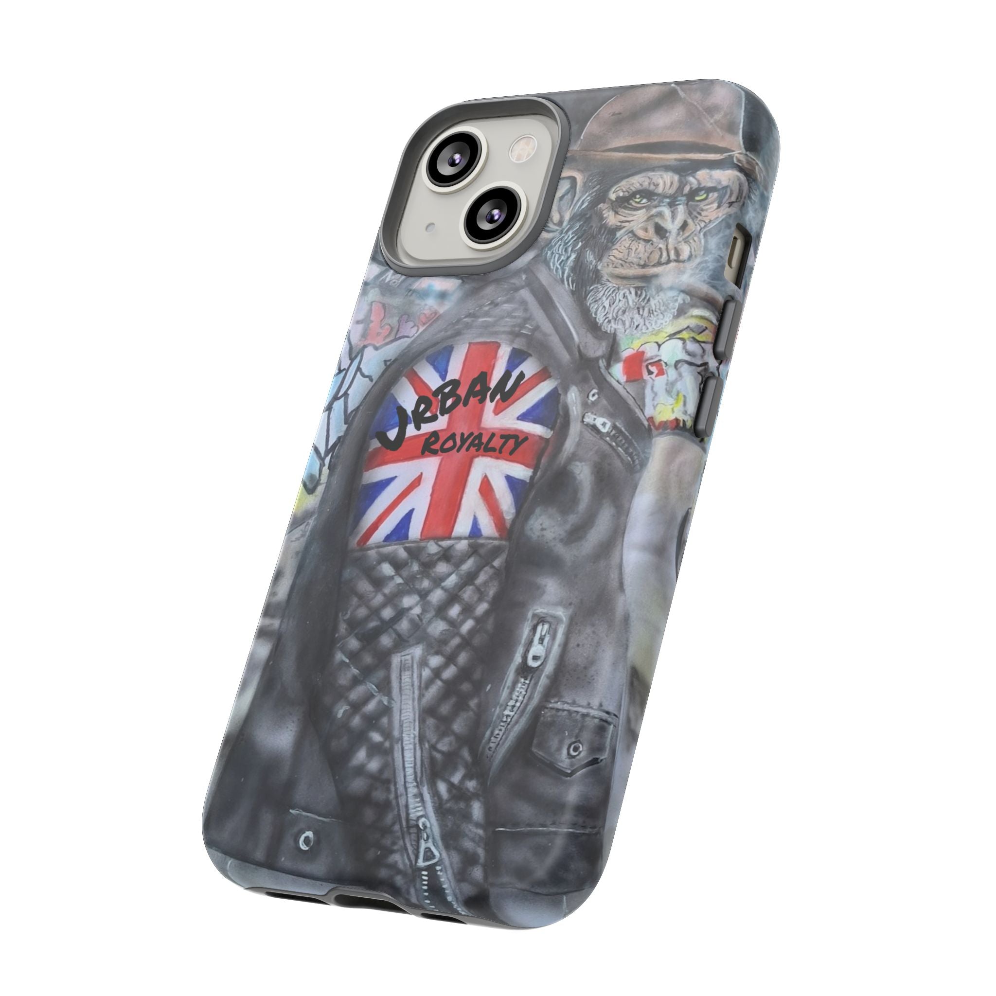 Urban Royalty Monkey Phone Case – Graffiti Biker Protective Cover