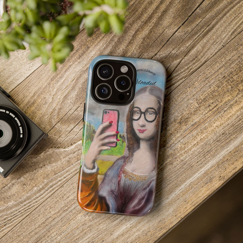 Mona Lisa Selfie Tough Phone Case — Renaissance Reloaded Protective Cover