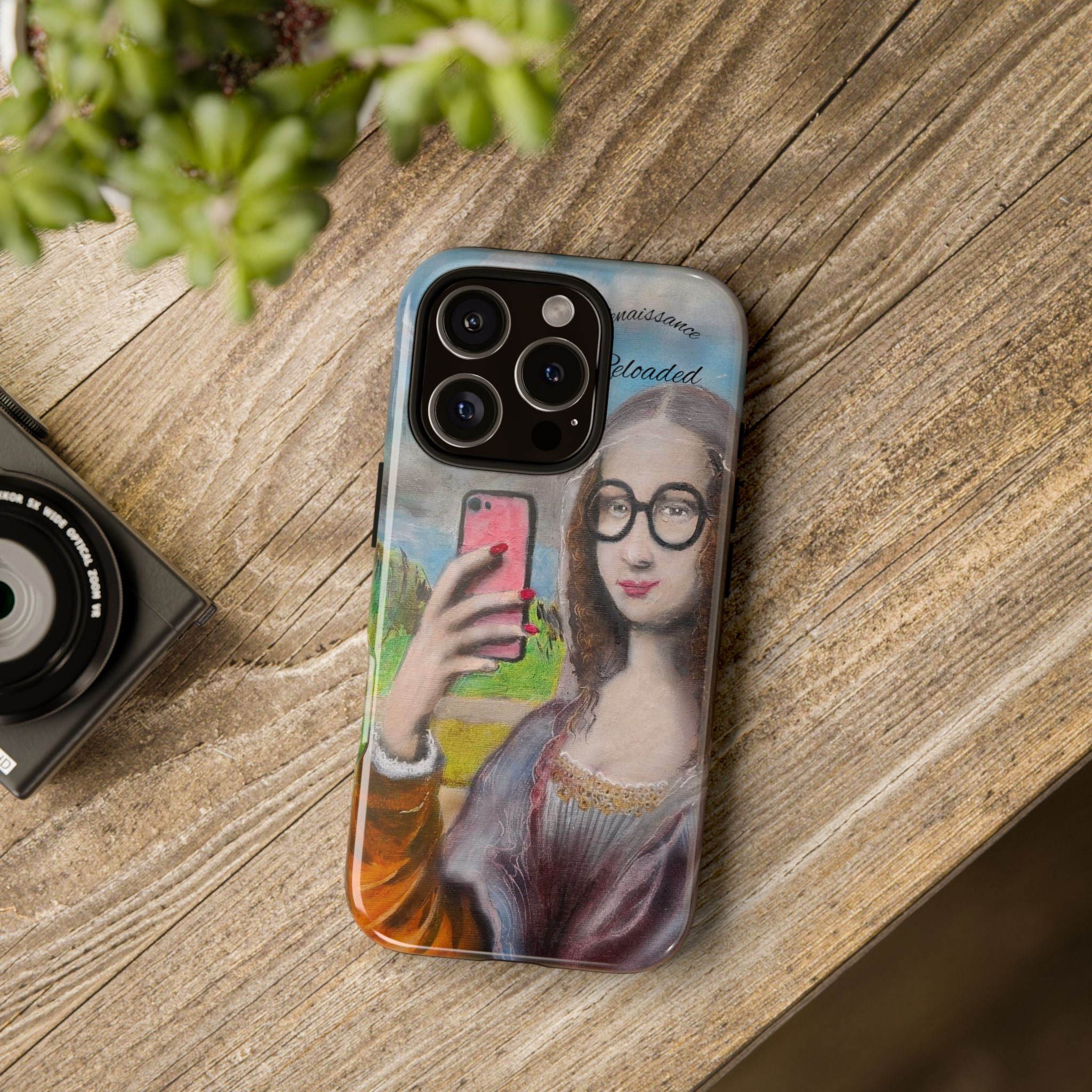 Mona Lisa Selfie Tough Phone Case — Renaissance Reloaded Protective Cover