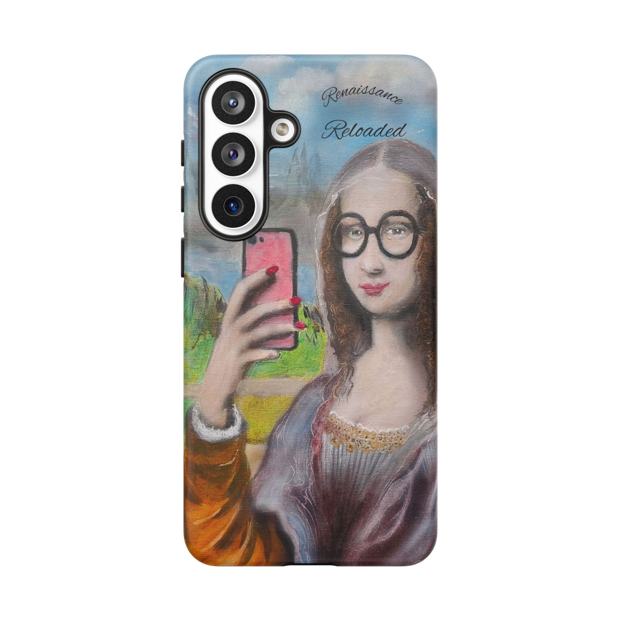 Mona Lisa Selfie Tough Phone Case — Renaissance Reloaded Protective Cover